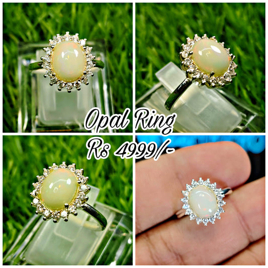 Opal Ring For Ladies