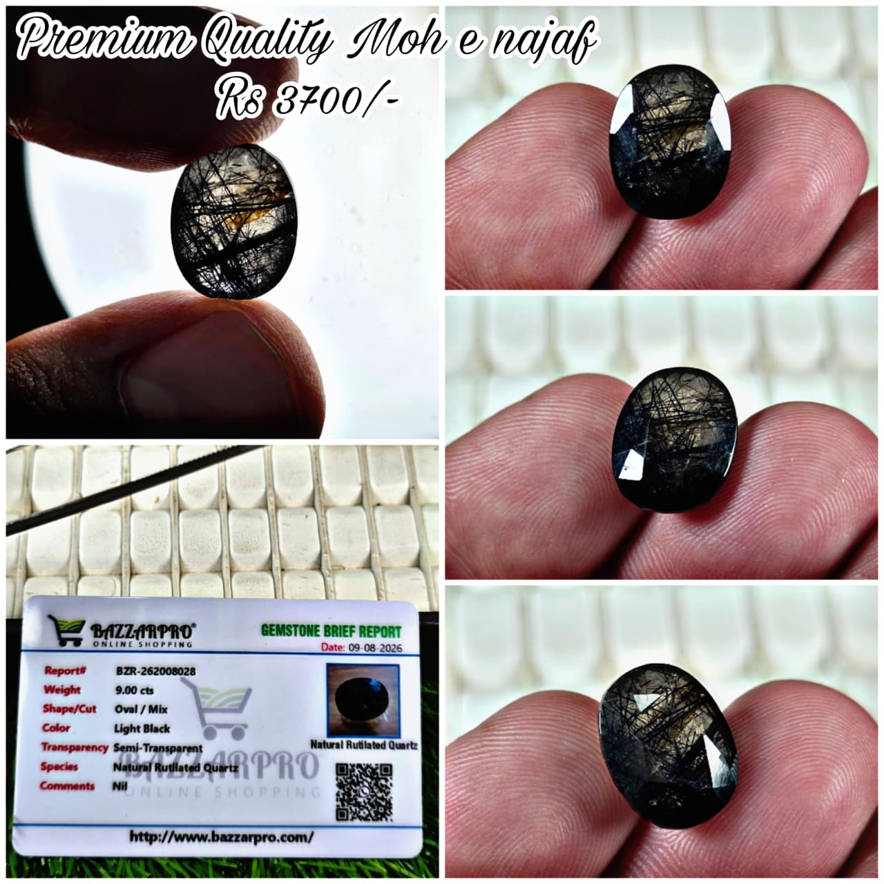 Premium Quality Moh e Najaf Stone With Lab Certificate