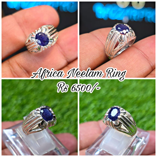 Premium Quality African Neelam Ring