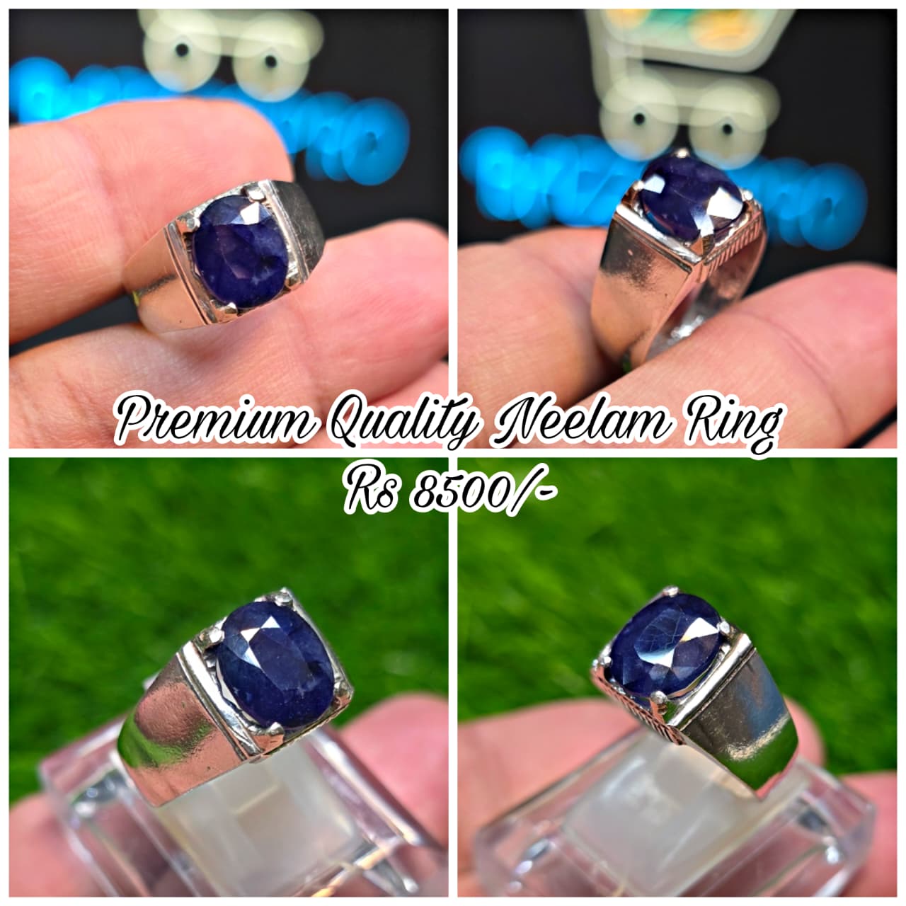 Premium Quality Neelam Ring