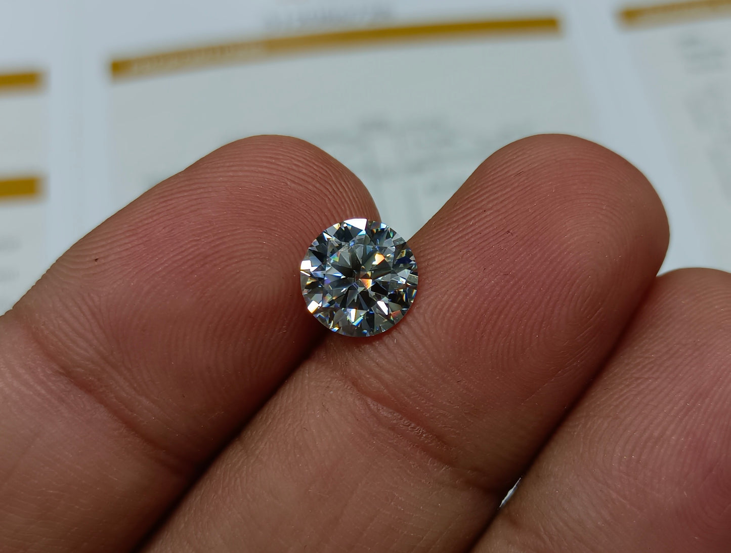 Moissanite Diamond 5 CRT (GRA Certified)