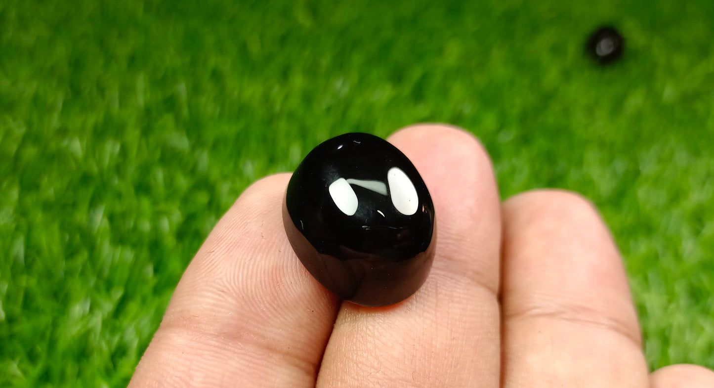 Black Aqeeq Stone