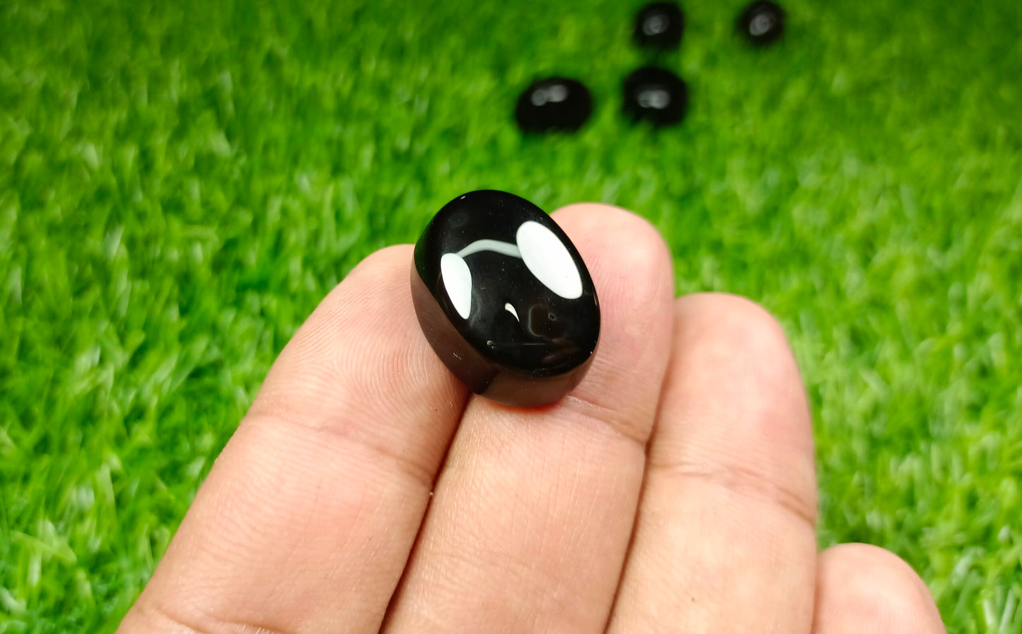 Black Aqeeq Stone