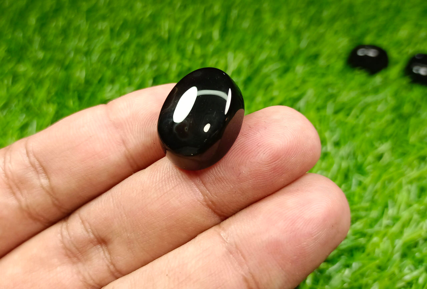 Black Aqeeq Stone