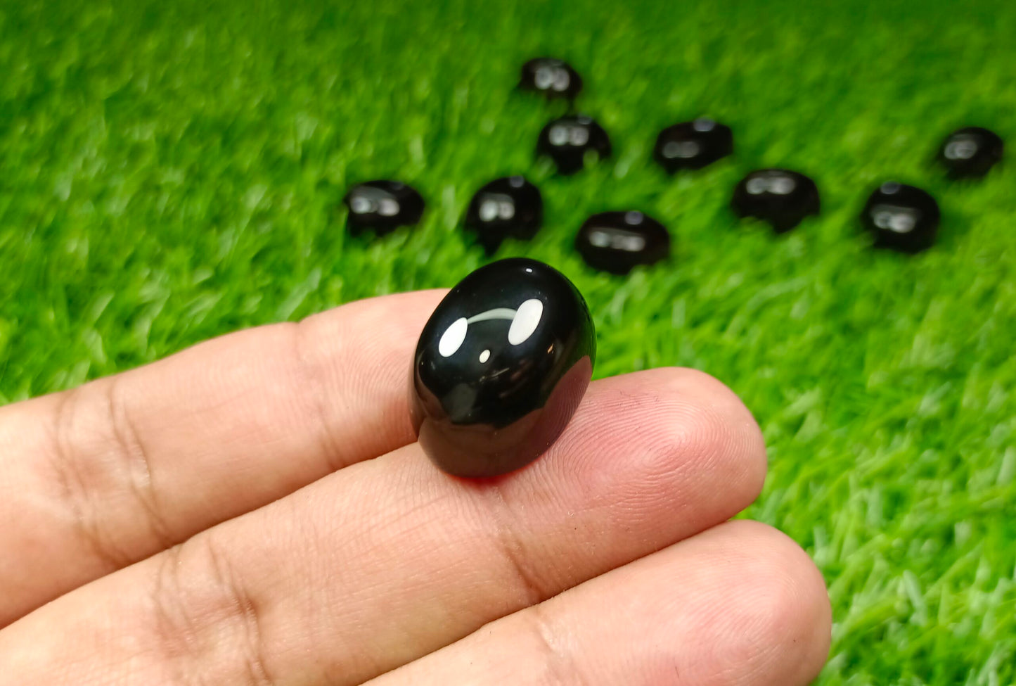 Black Aqeeq stone