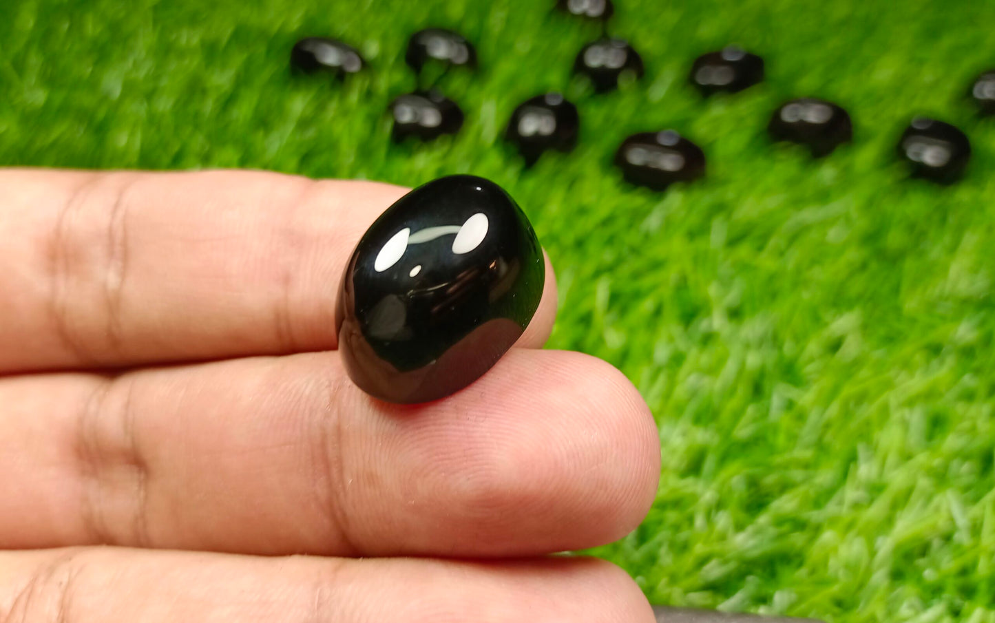 Black Aqeeq Stone