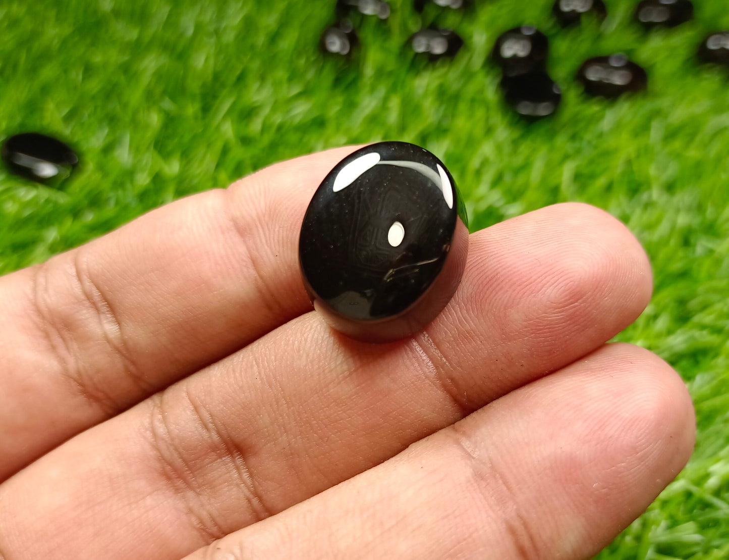 Black Aqeeq Stone