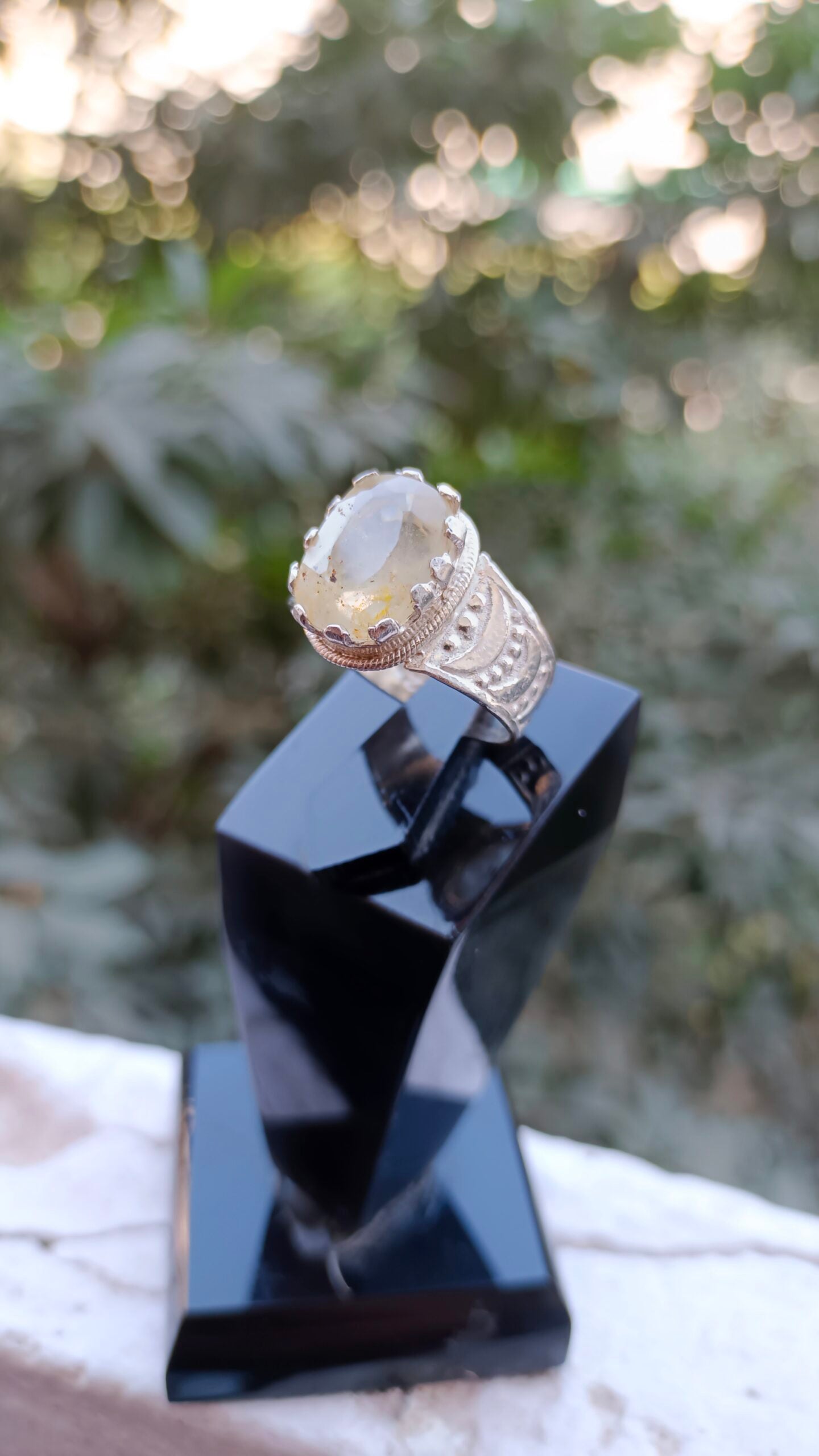 Yellow Topaz Ring