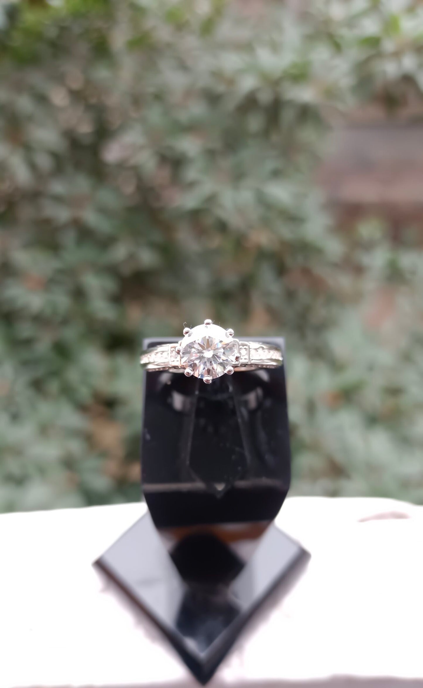 Moissanite Diamond Ring Ladies