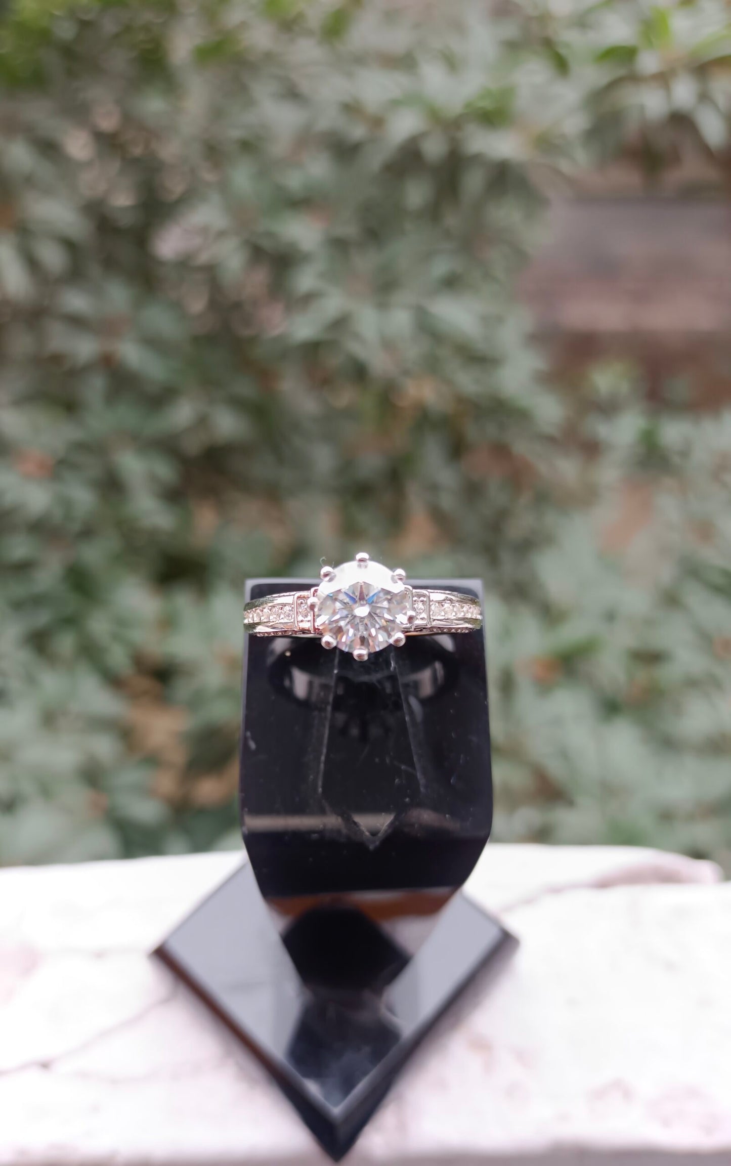 Moissanite Diamond Ring Ladies