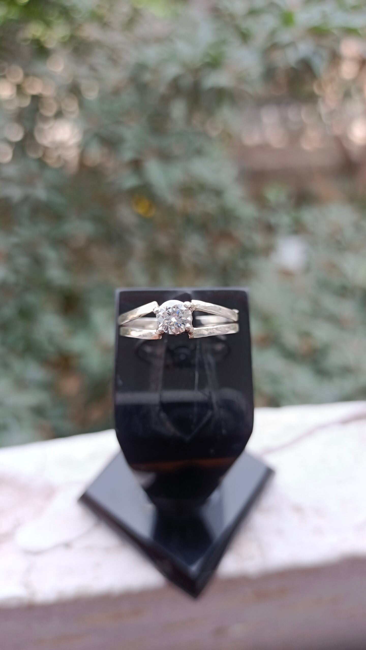 Moissanite Diamond Ring