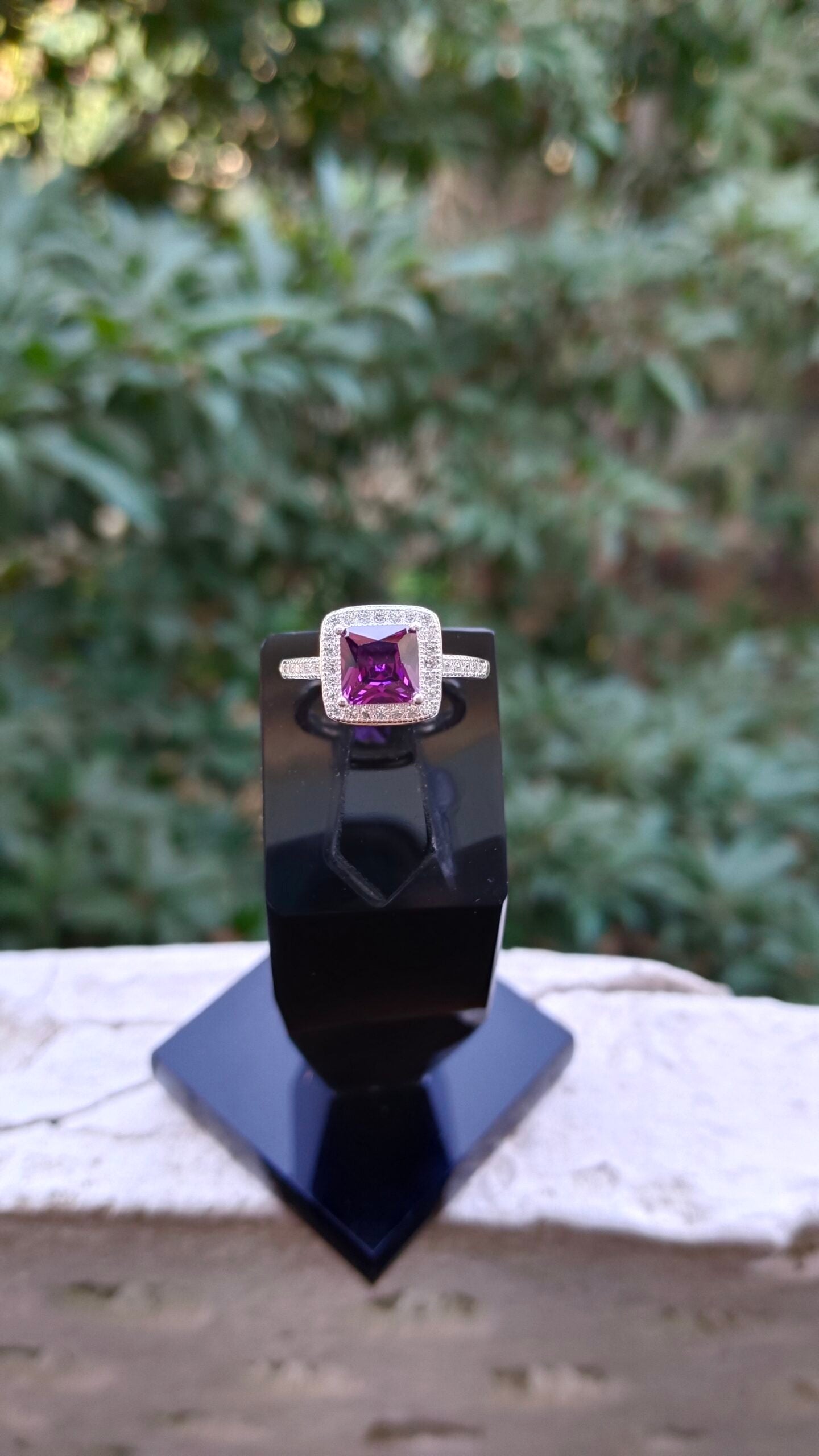 Purple Zircon Ladies Ring