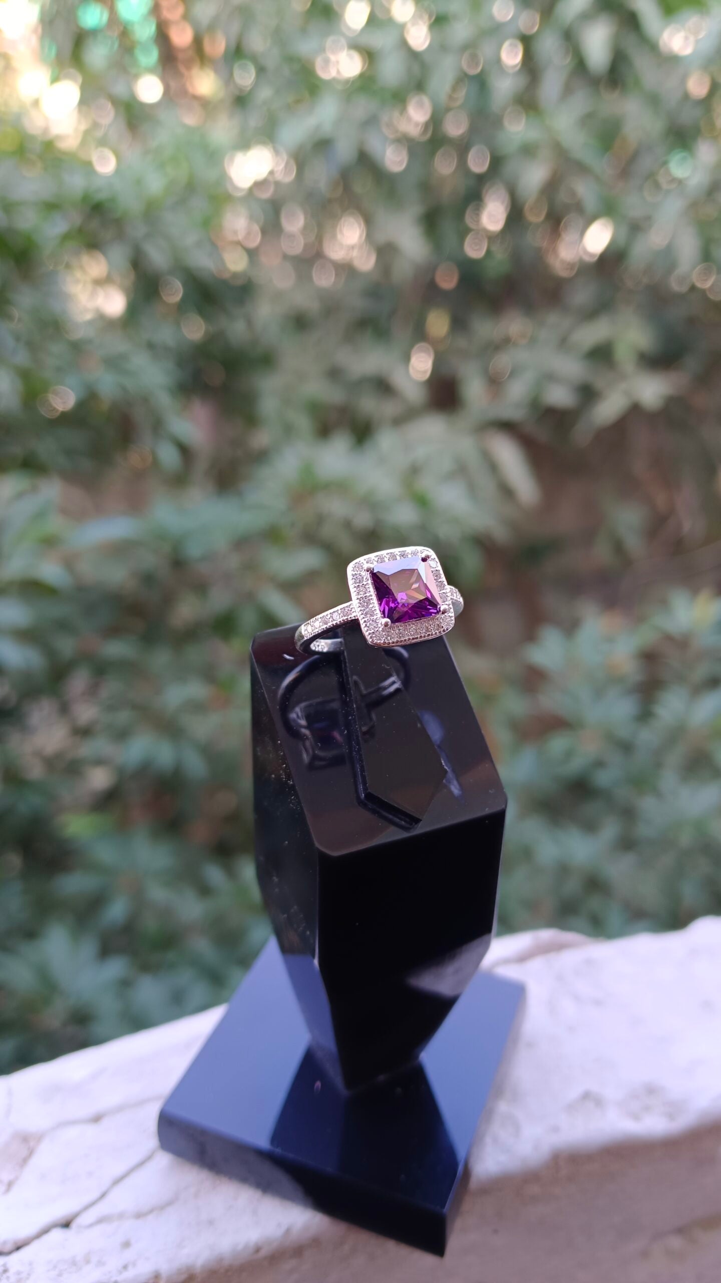 Purple Zircon Ladies Ring