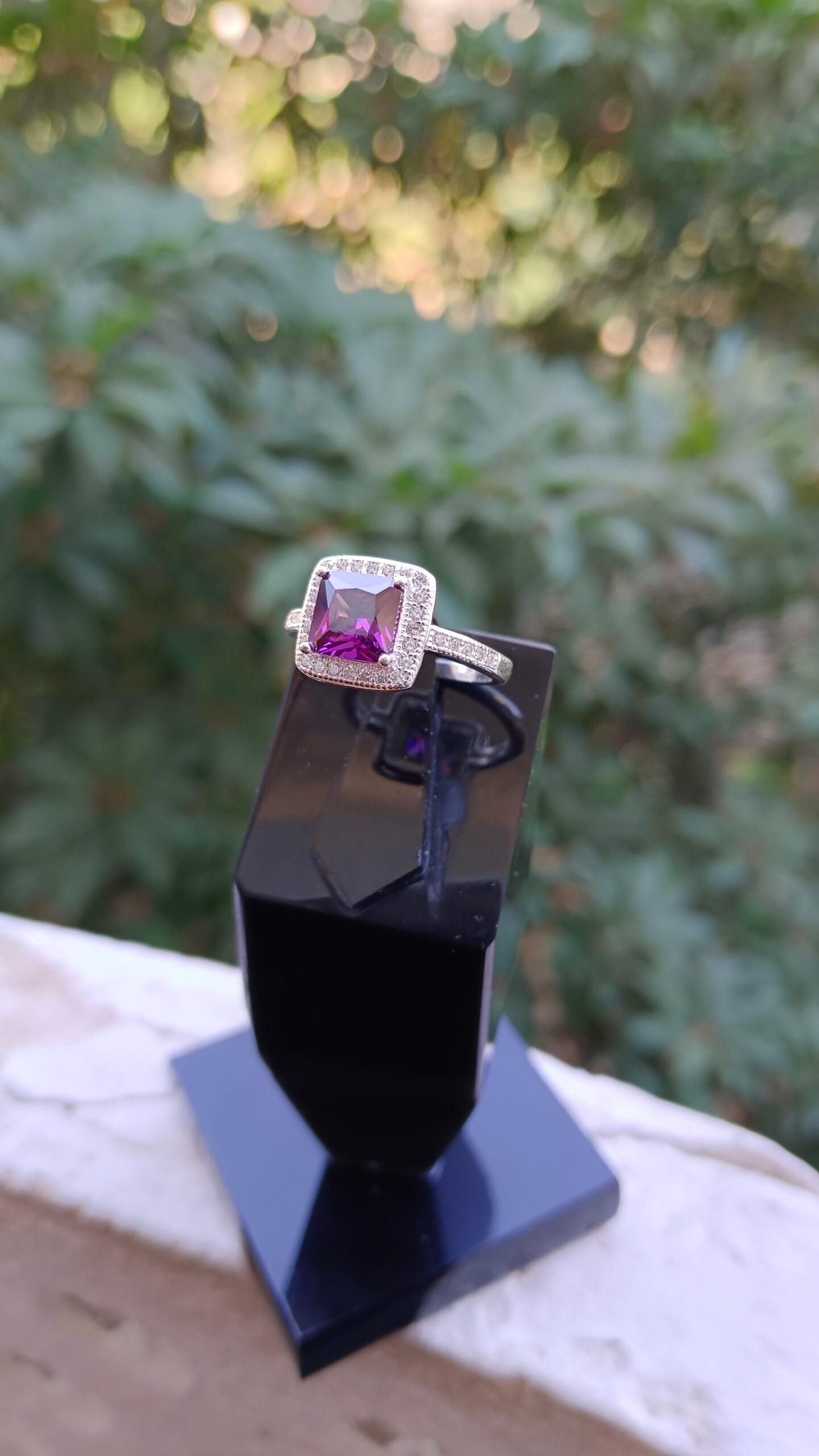 Purple Zircon Ladies Ring