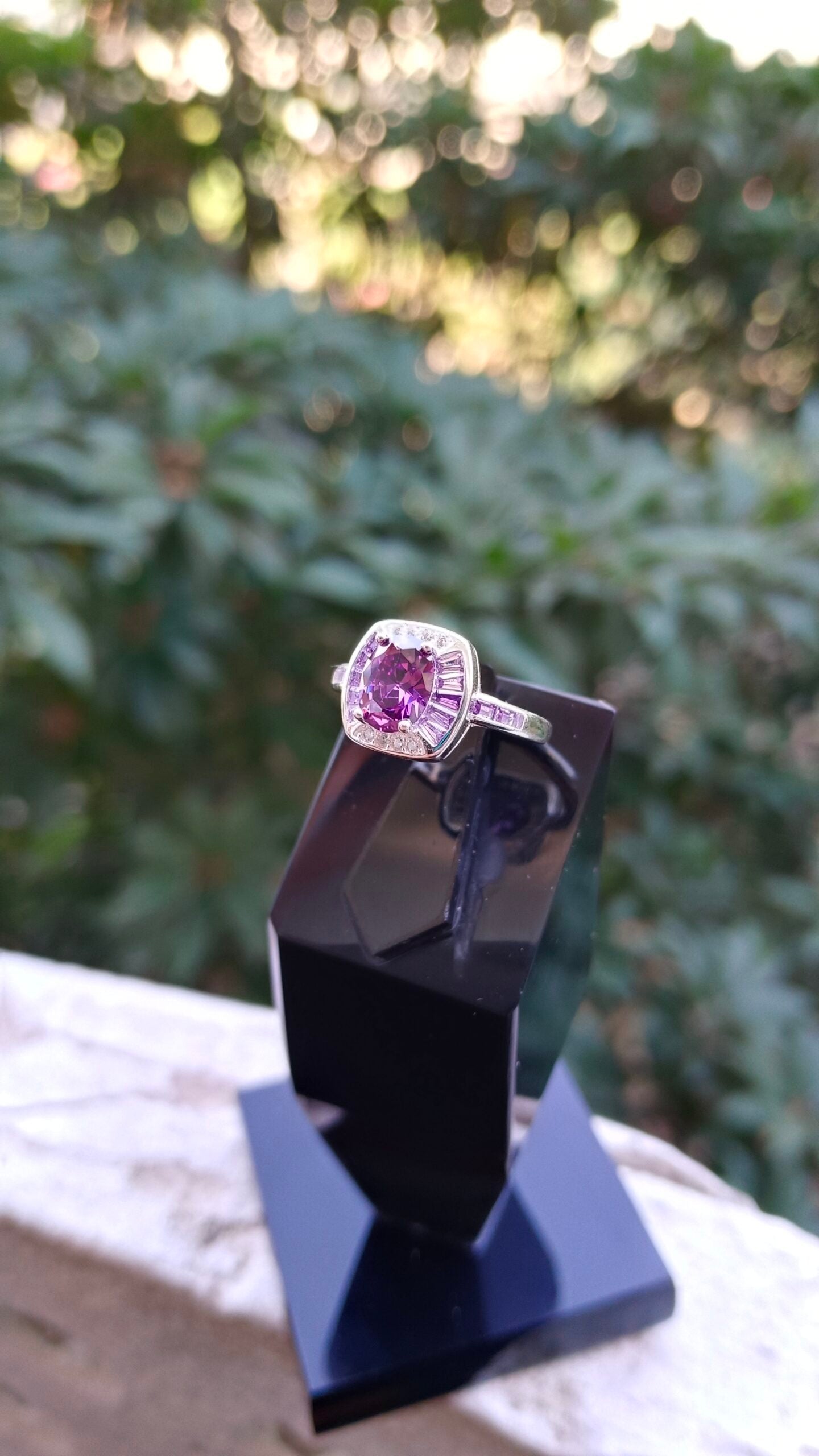 Purple Zircon Ladies Ring