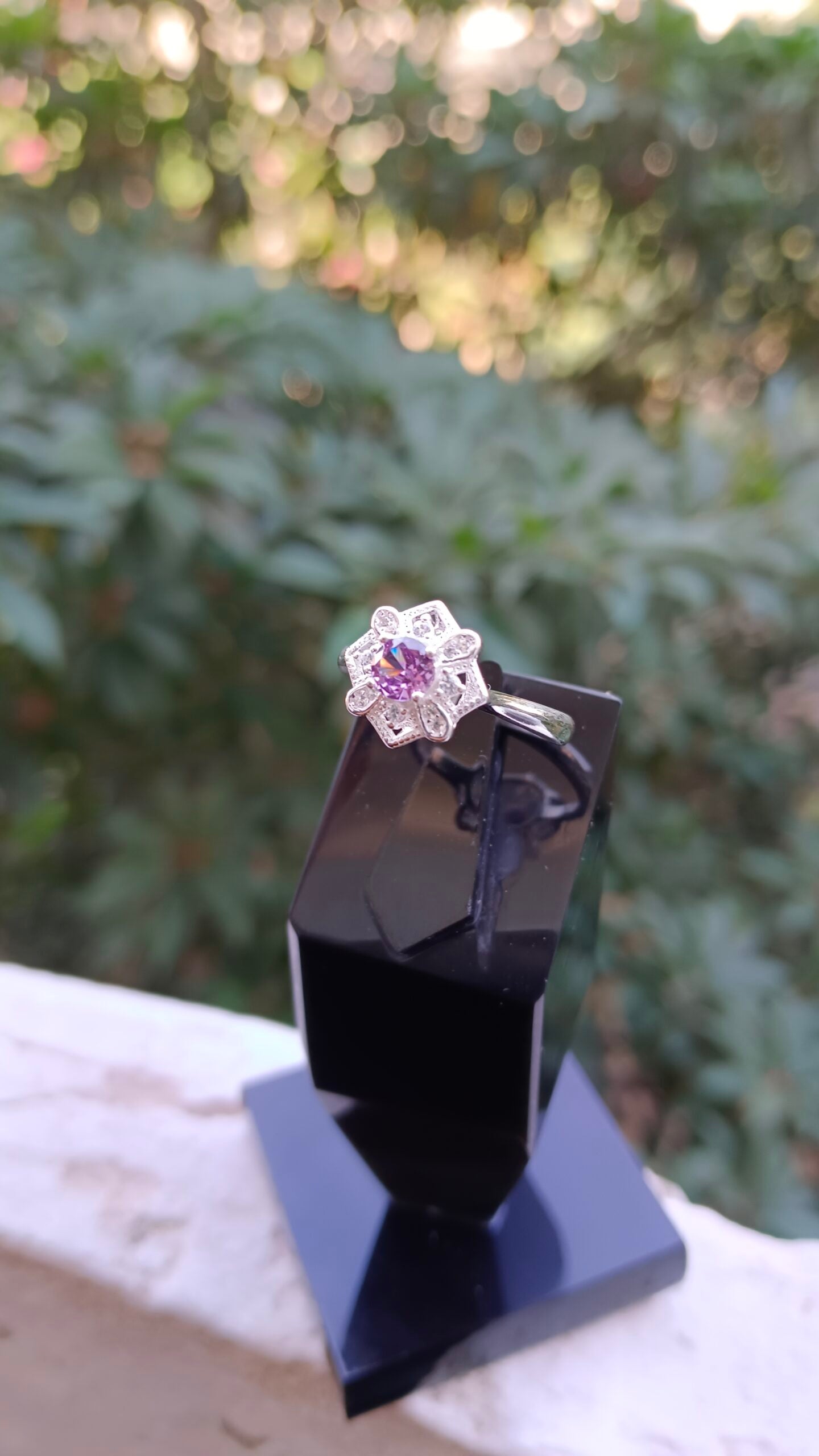 Purple Zircon Ladies Ring