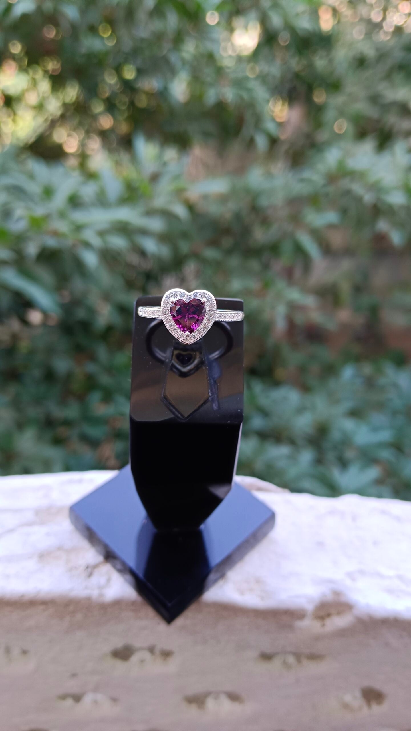 Purple Zircon Ladies Ring