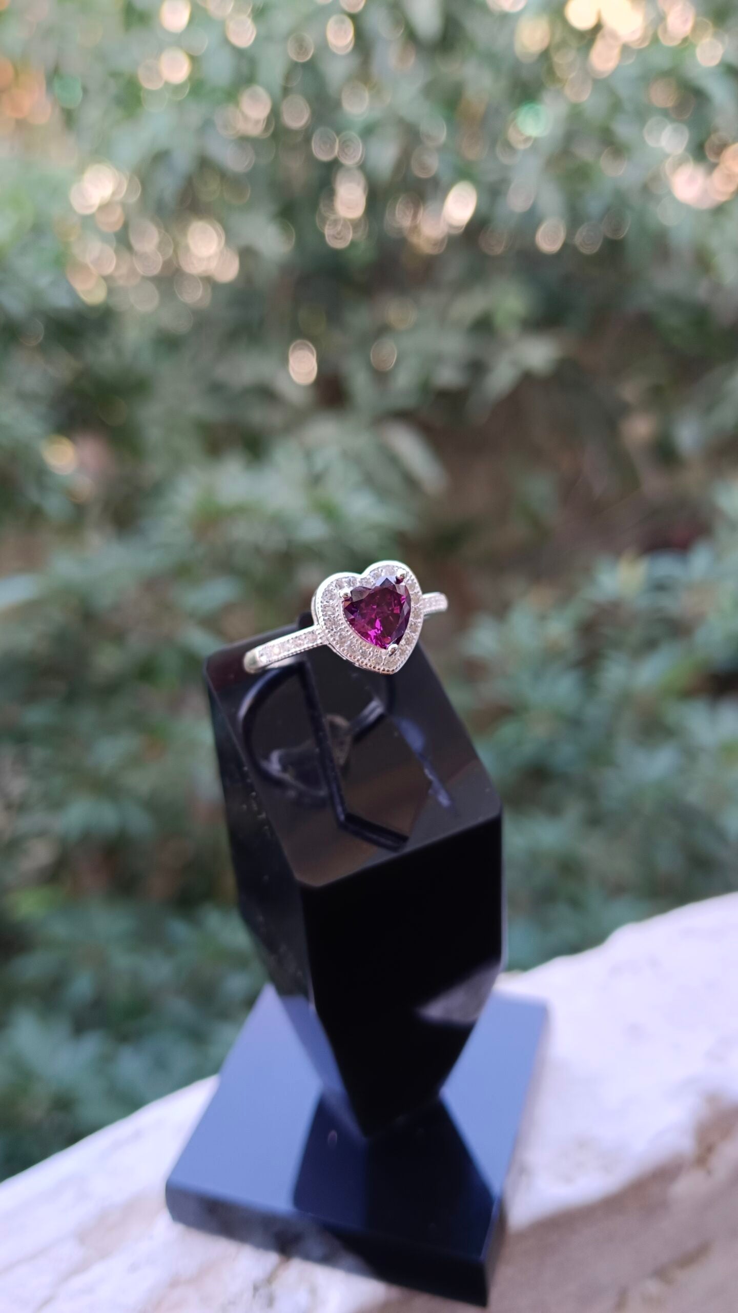 Purple Zircon Ladies Ring