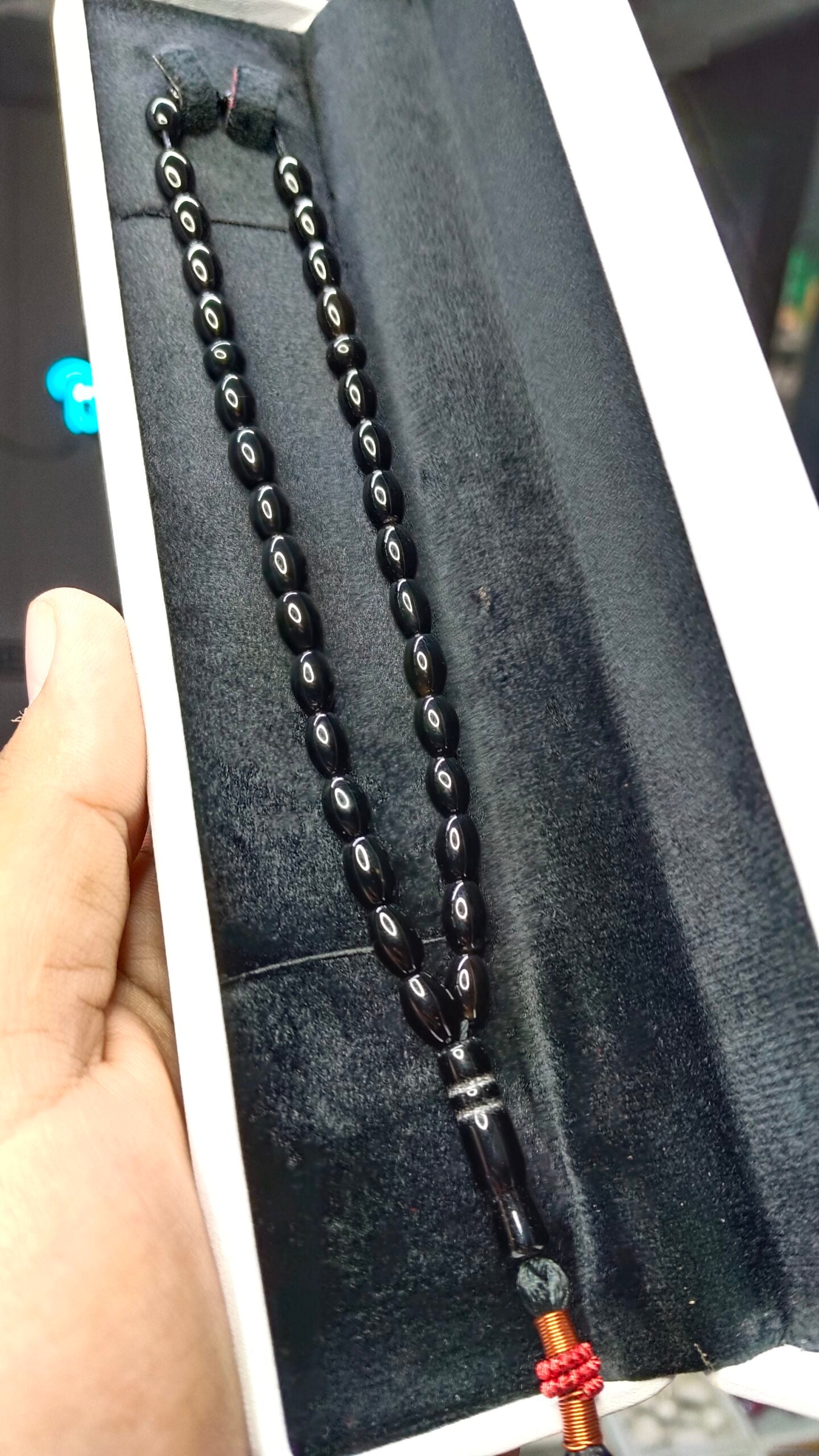 Black Aqeeq Tasbeeh 33 Beads