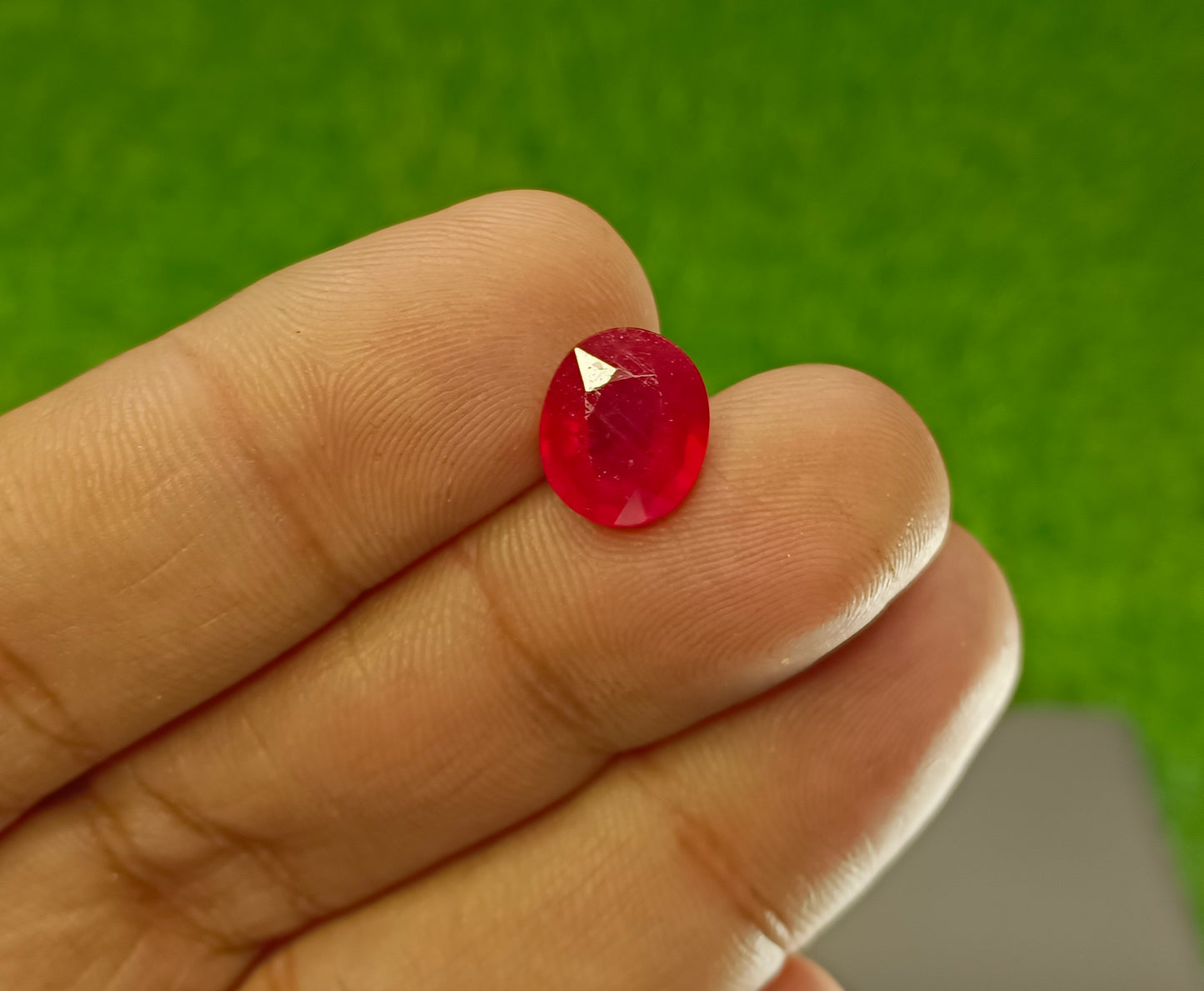 premium quality ruby with lab certificate