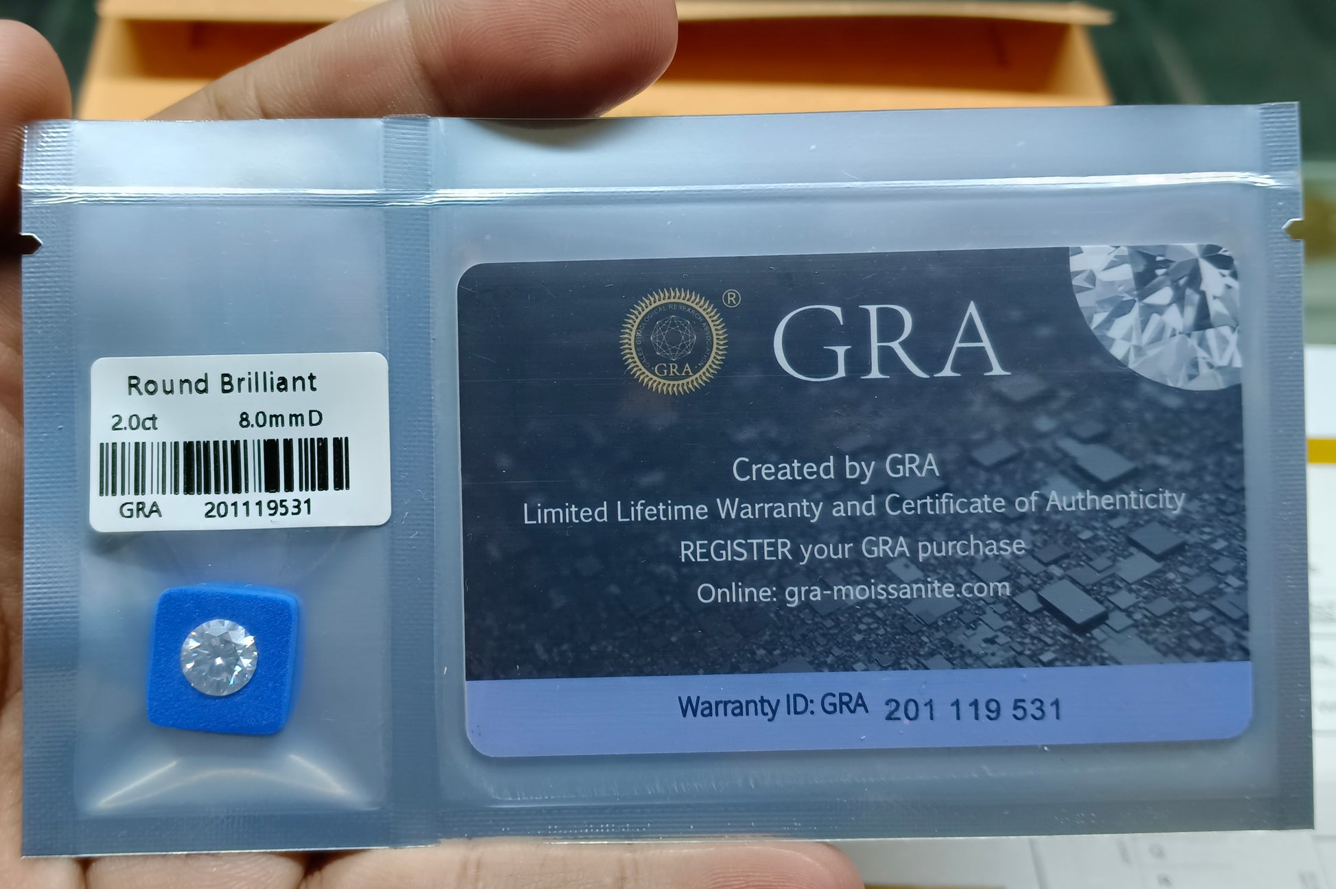 Moissanite Diamond CRT (GRA Certified) – BAZZAR PRO