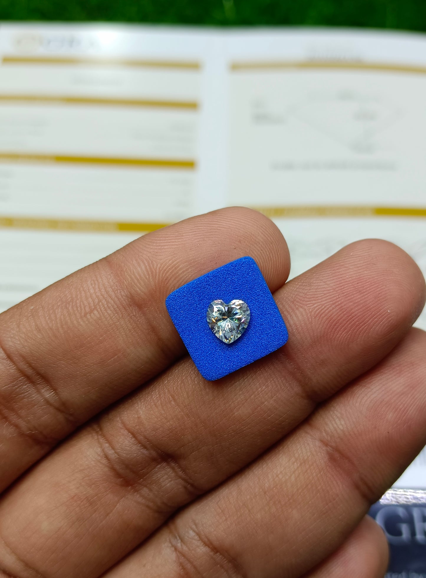 Heart Shape Moissanite Diamond