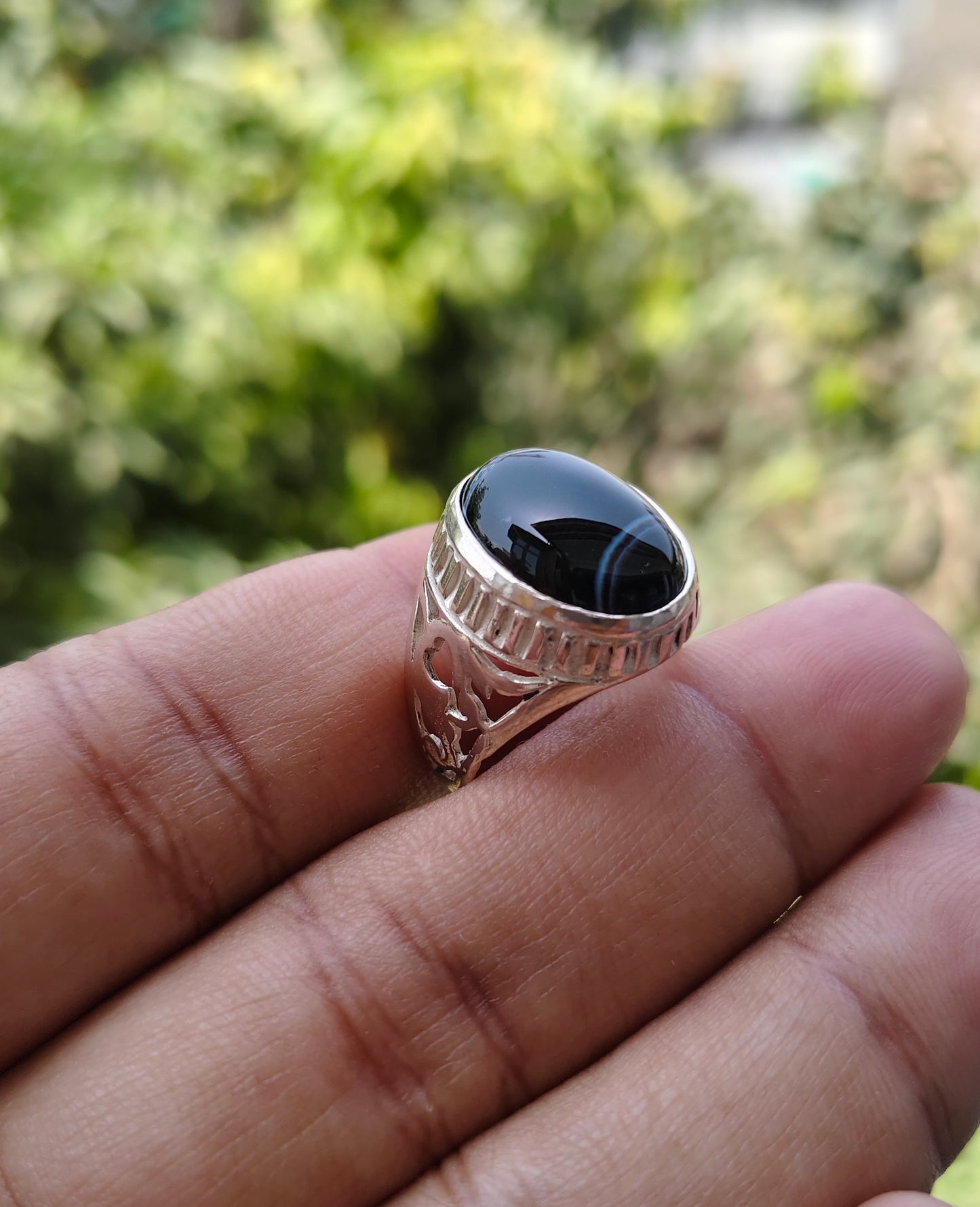 Original Sulemani Aqeeq Ring for Mens