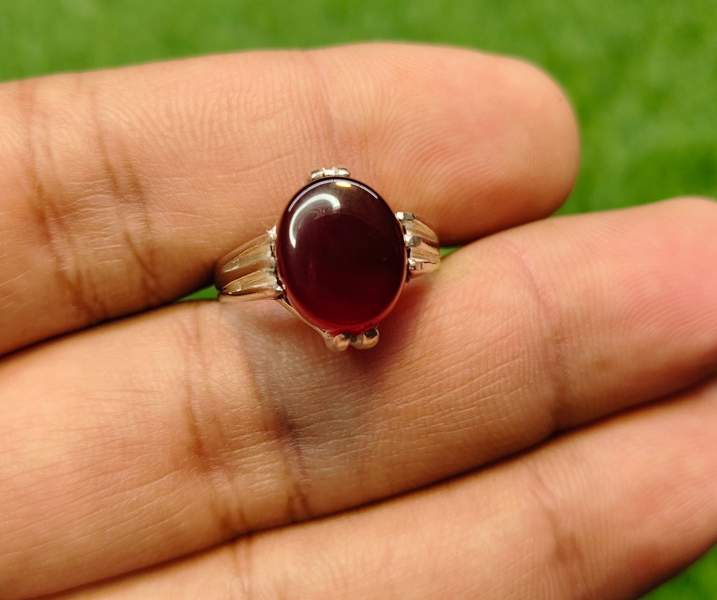 Natural Yamni Aqeeq Ring