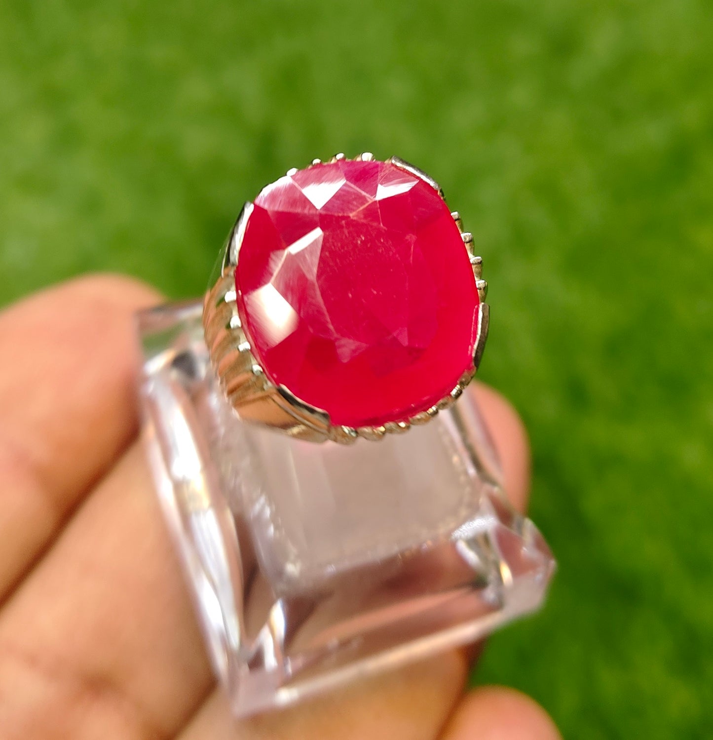 Natural ruby Ring