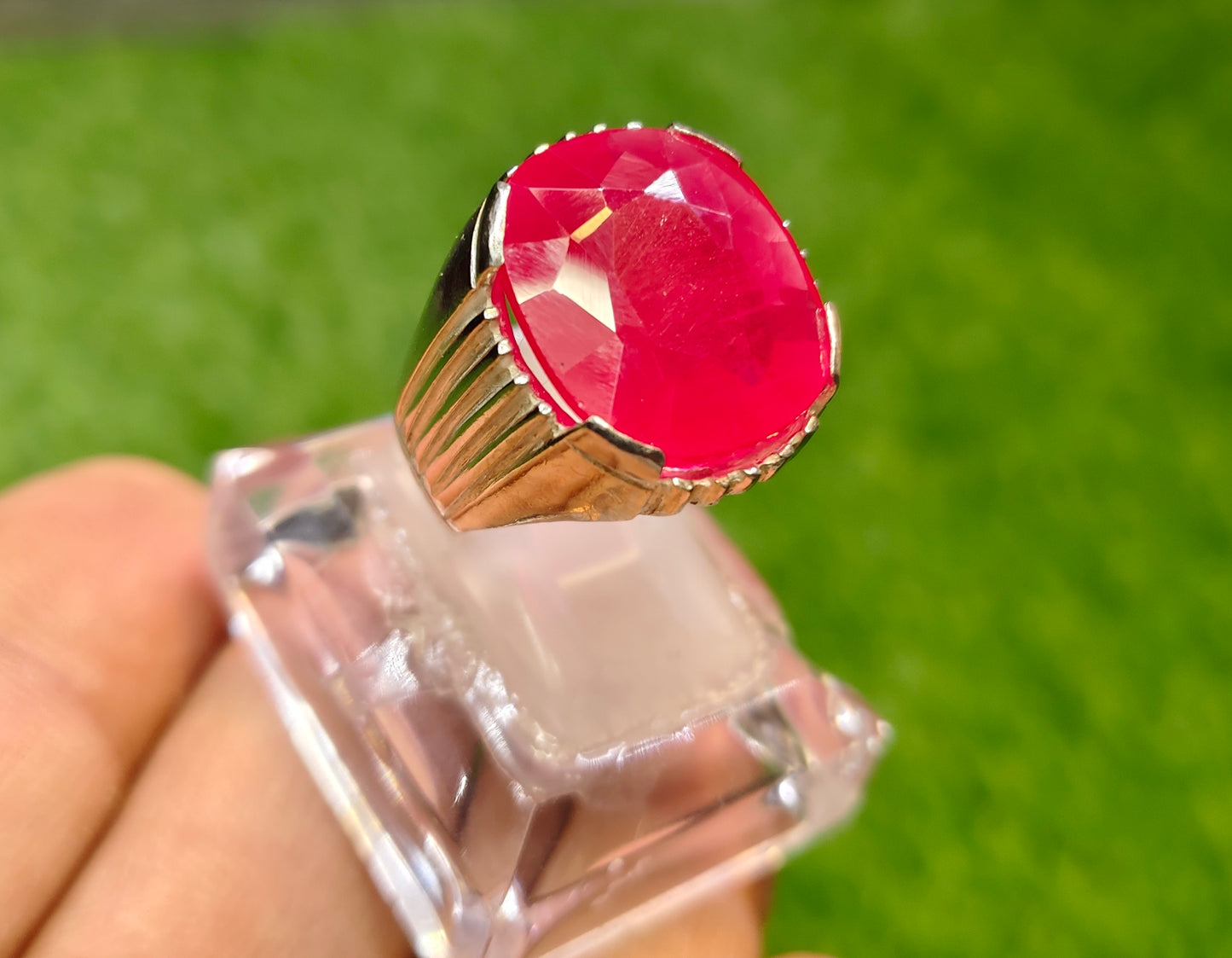 Natural ruby Ring