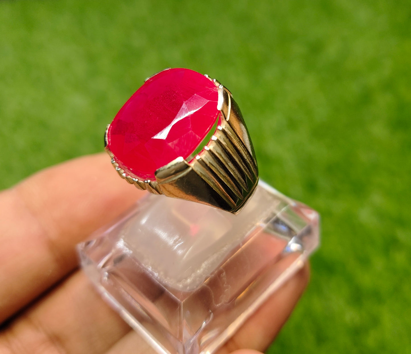 Natural ruby Ring