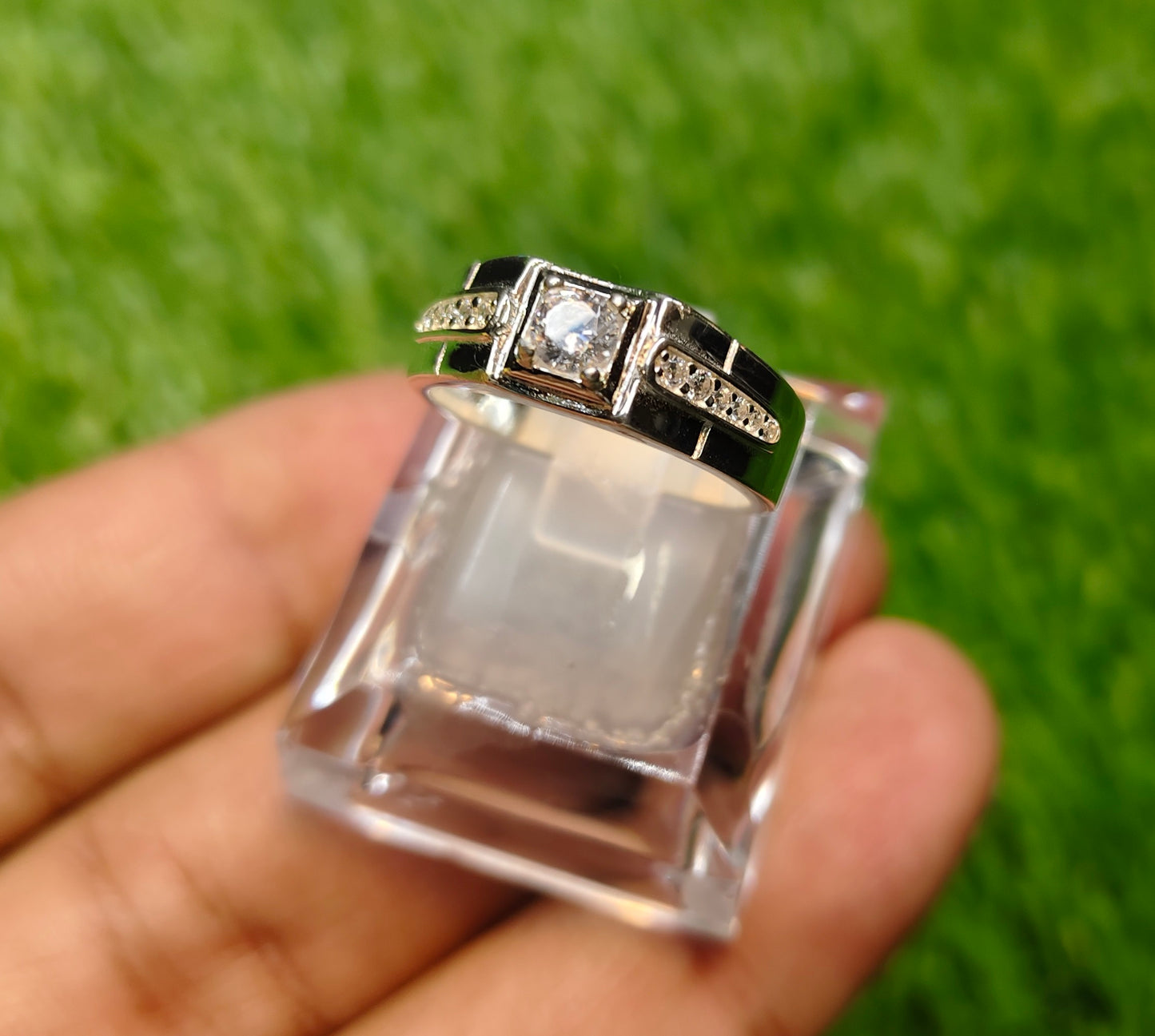 Natural  Zircon Ring