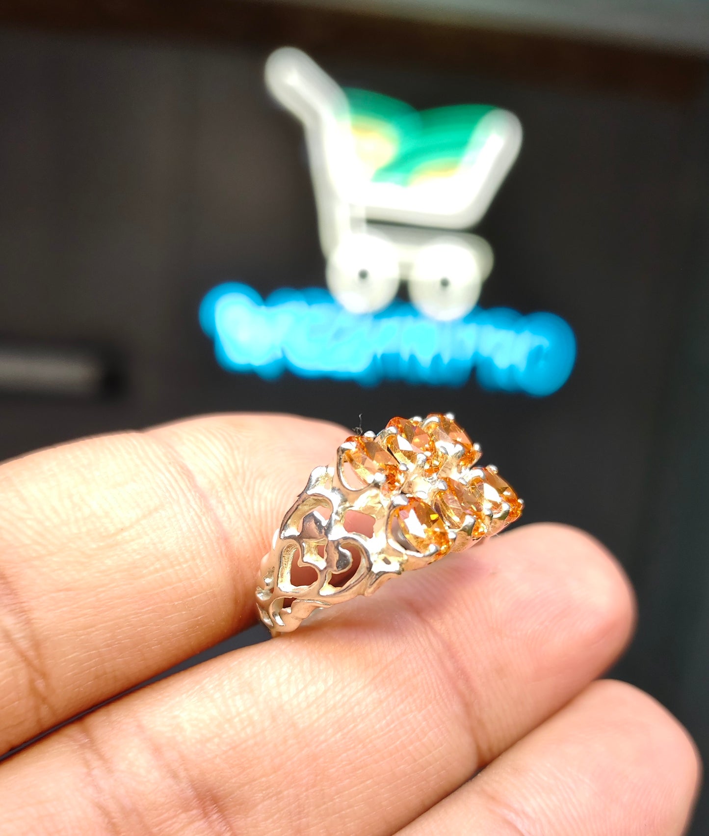 Natural Champion Zircon Ring