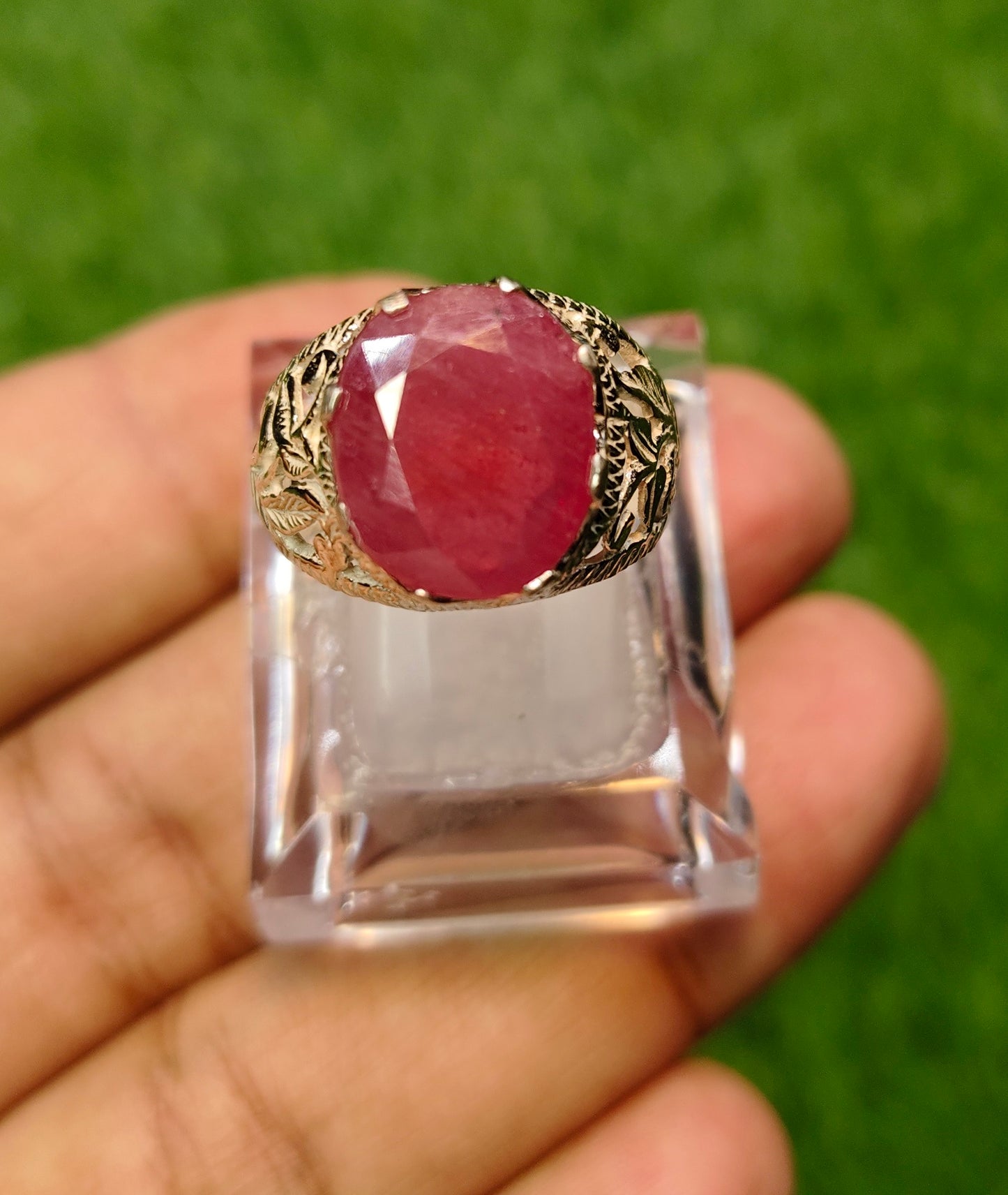 Natural African Ruby Ring