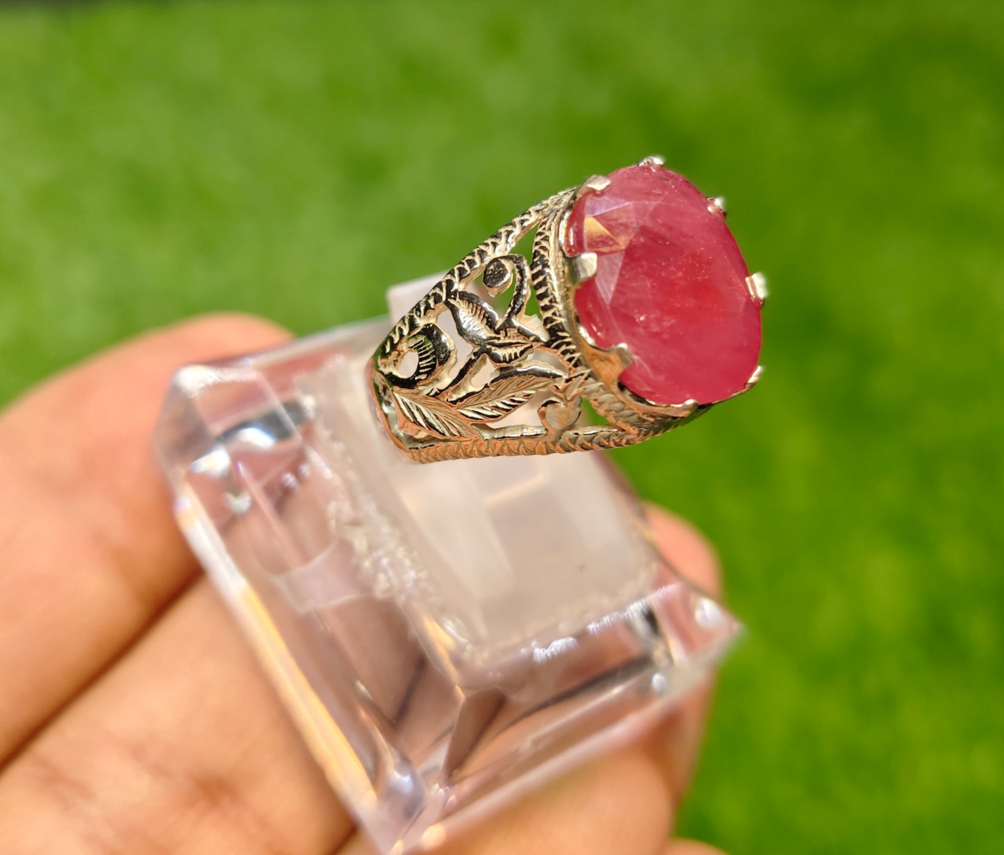 Natural African Ruby Ring