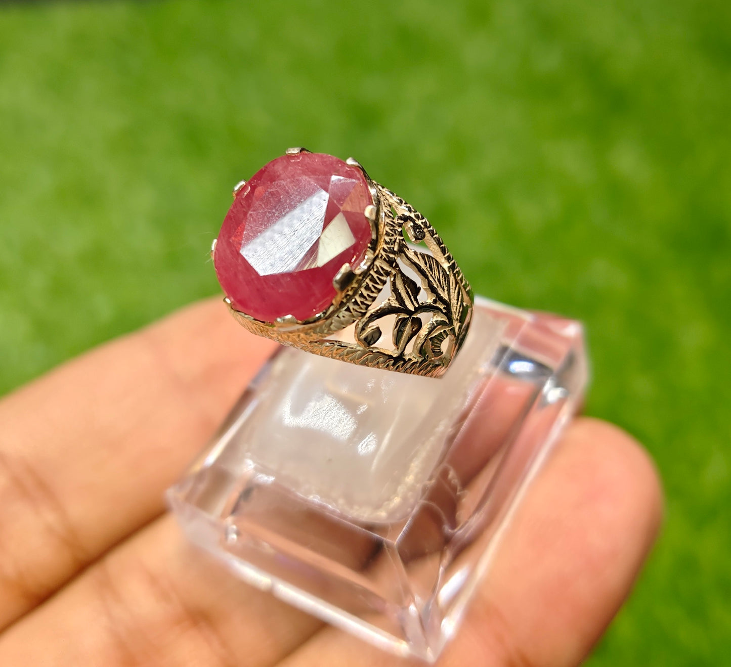 Natural African Ruby Ring