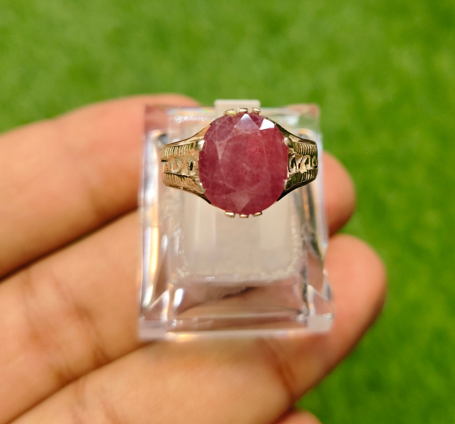 Natural African Ruby Ring