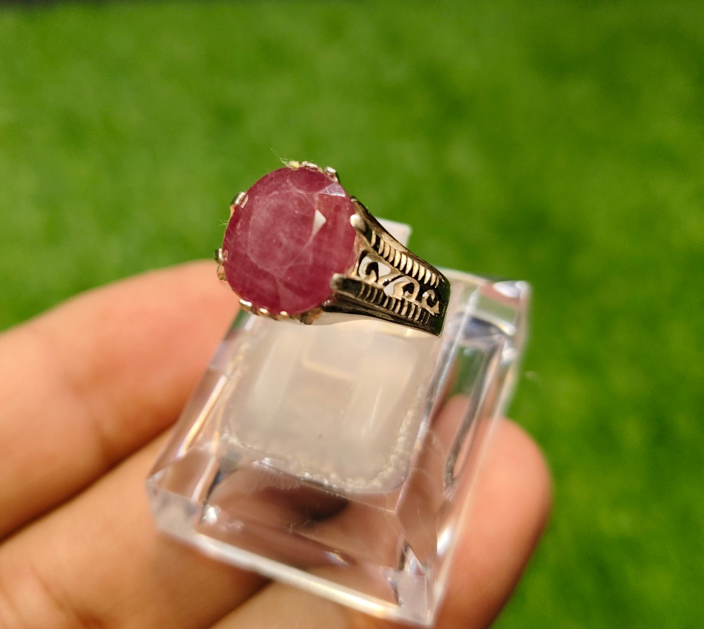 Natural African Ruby Ring