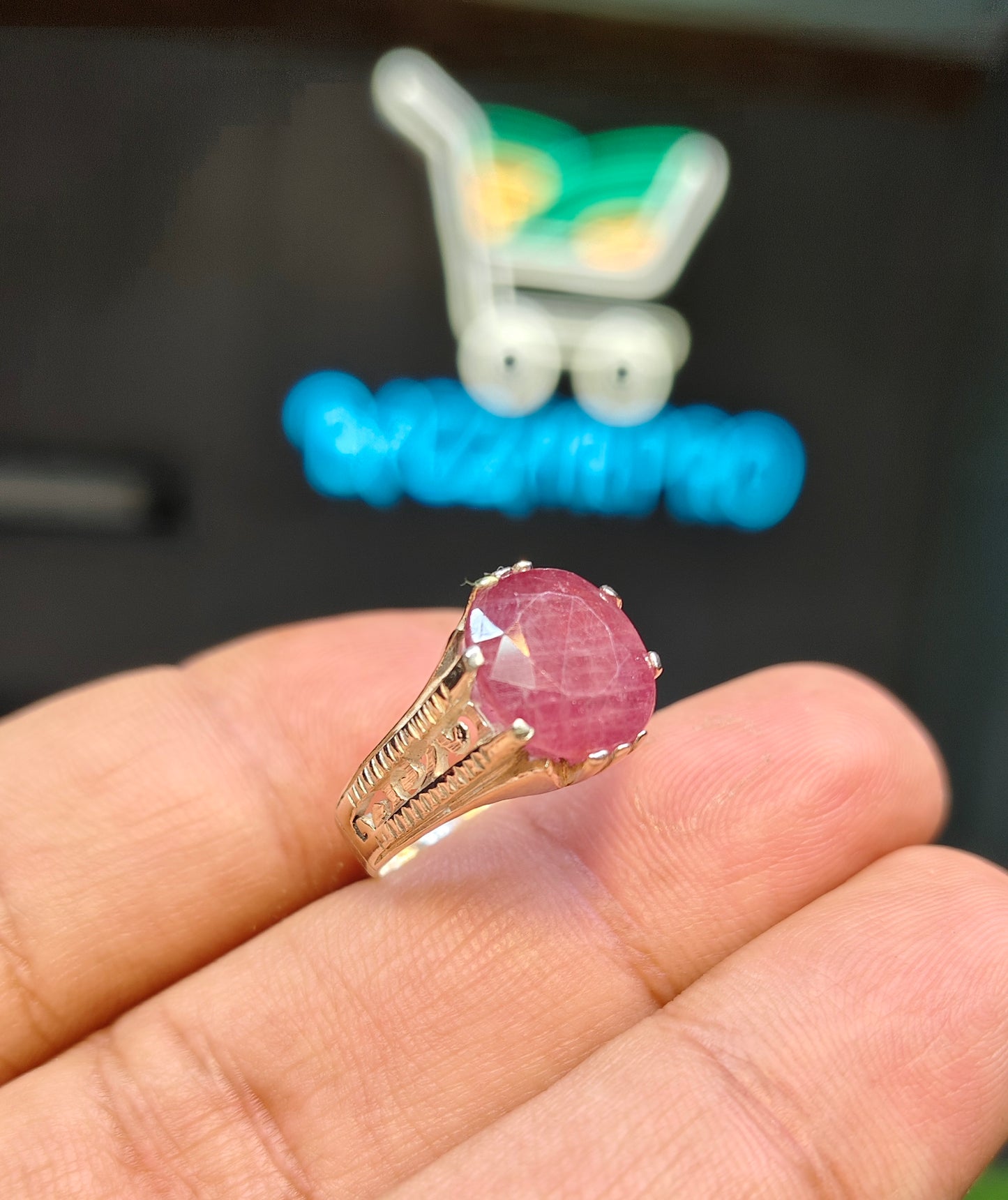 Natural African Ruby Ring