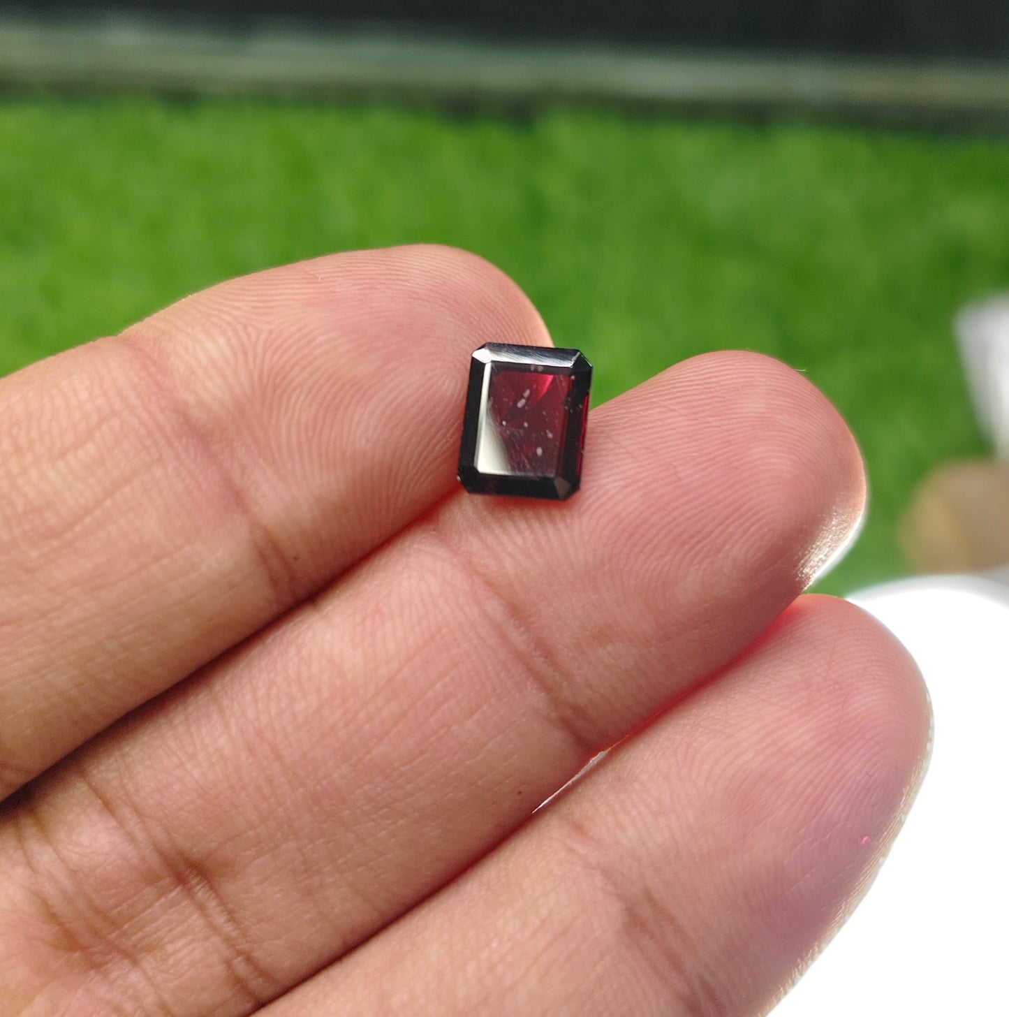 Natural Garnet With Lab Certificate