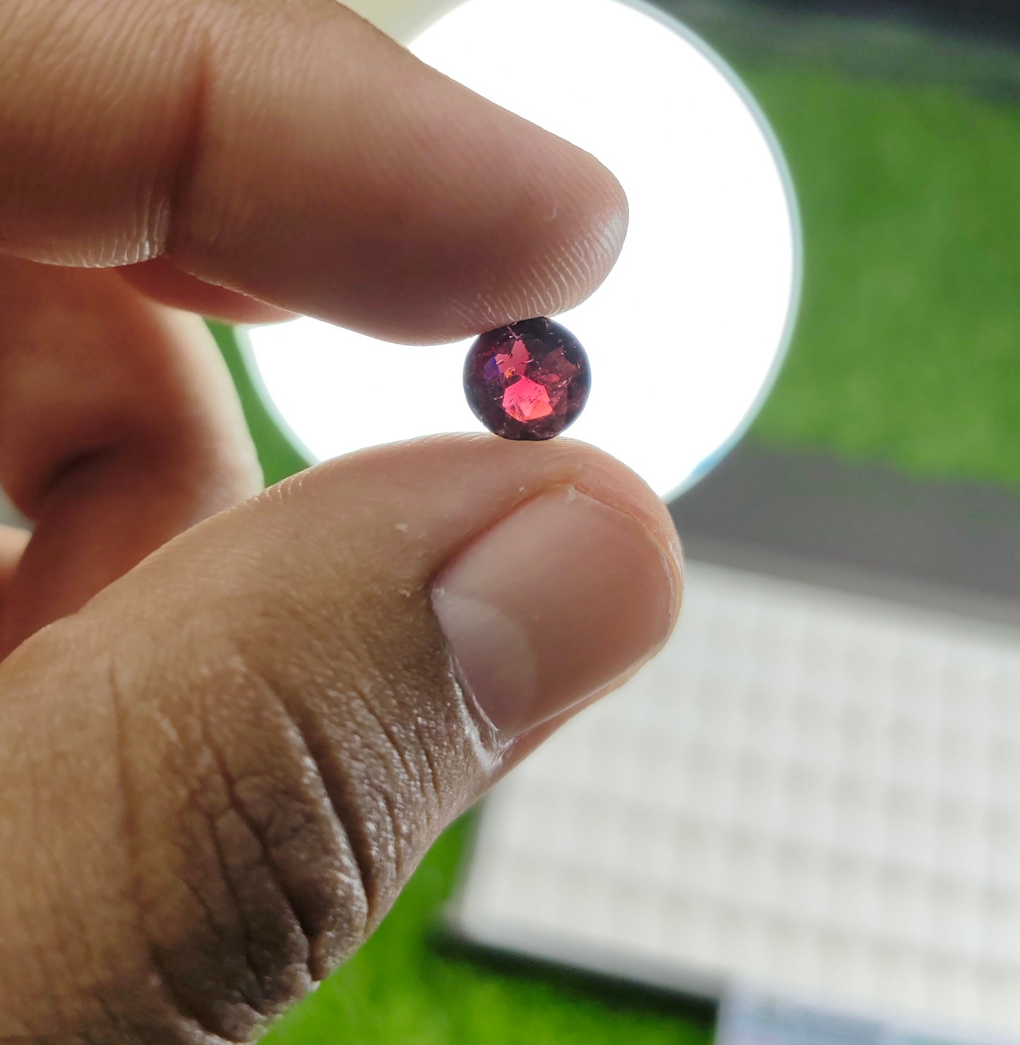 Natural Garnet With Lab Certificate