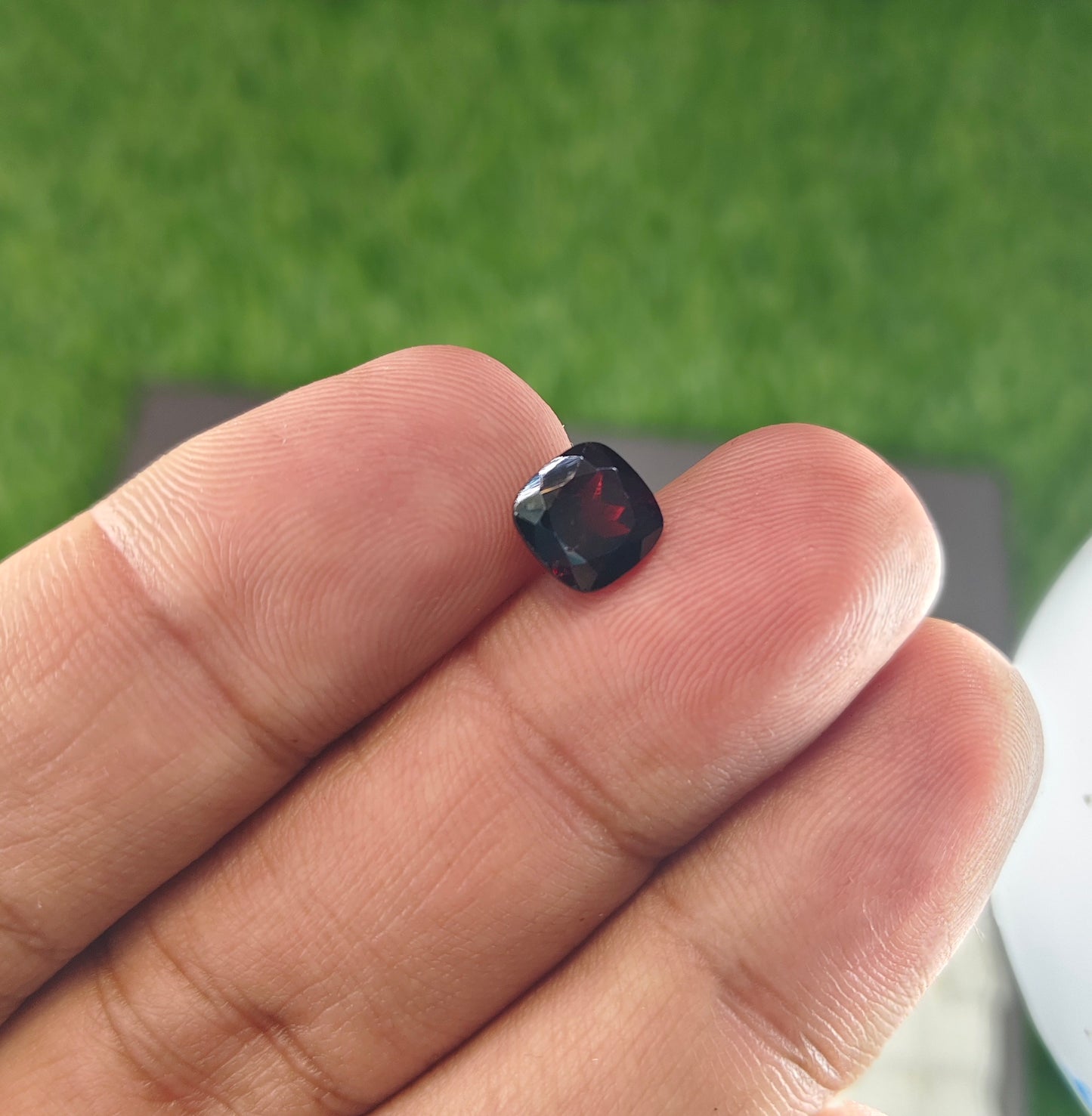 Natural Garnet With Lab Certificate