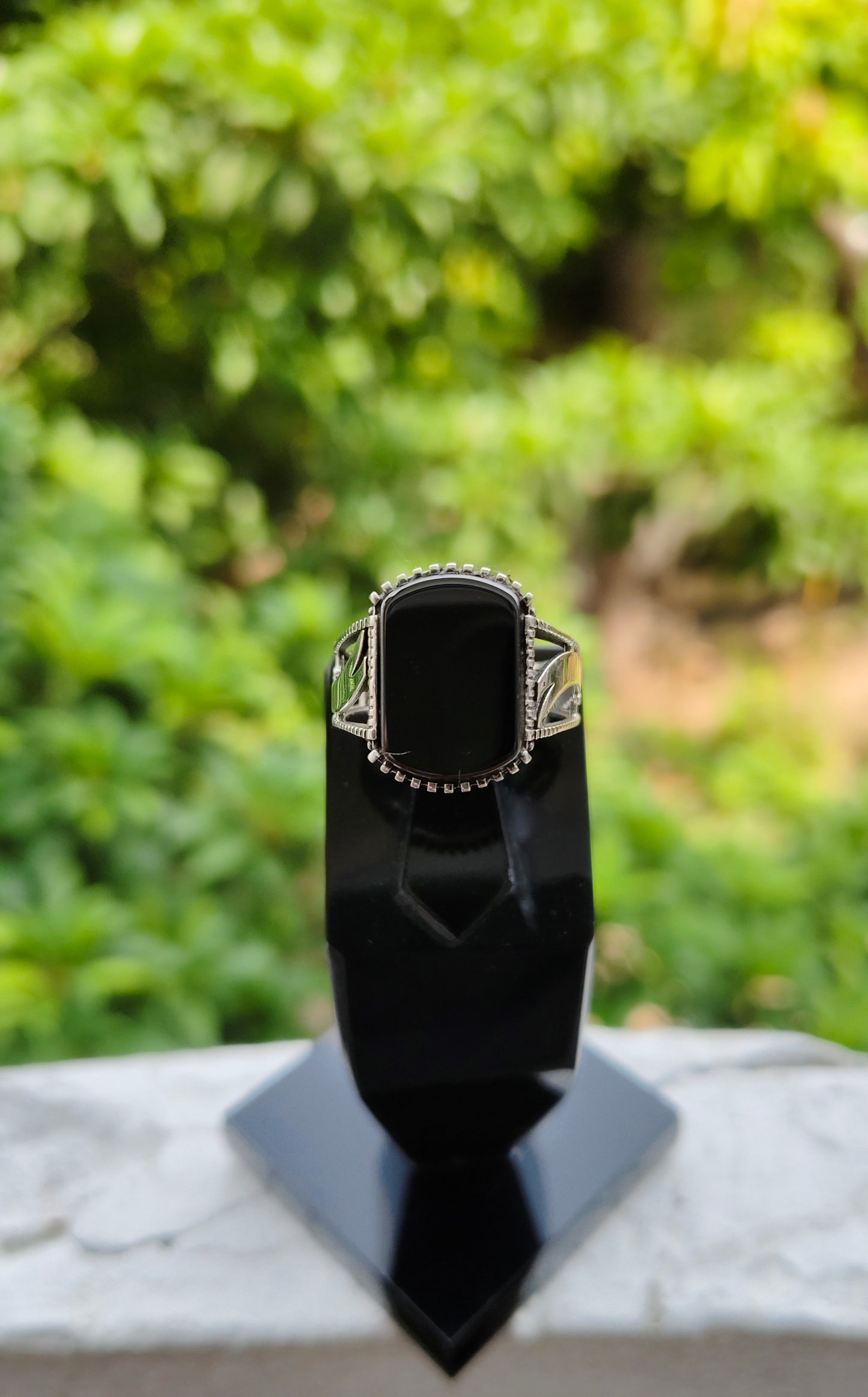 Black Aqeeq Turkish Ring For Men (Best for Gift)