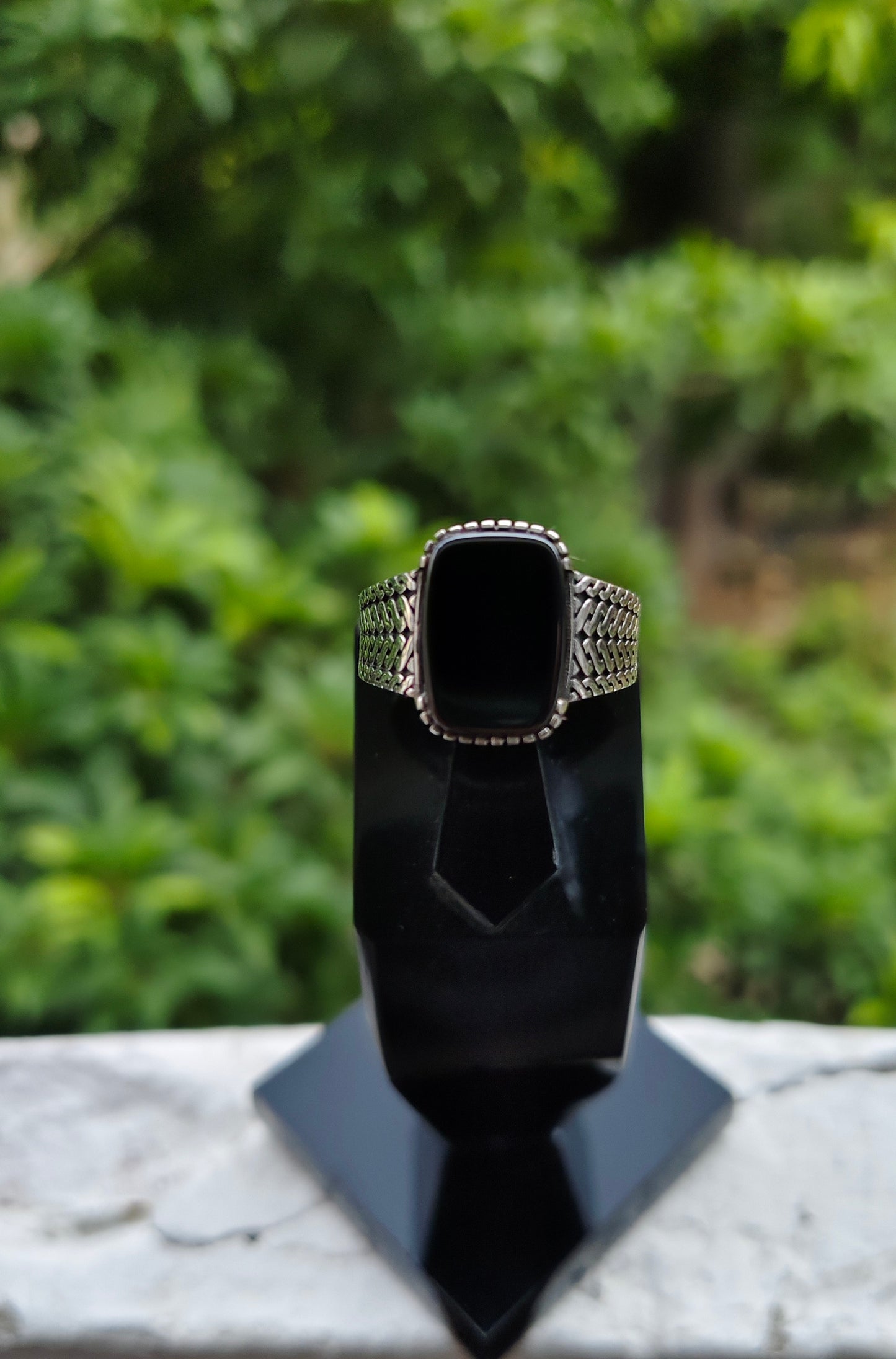 Black Aqeeq Turkish Ring For Men (Best for Gift)