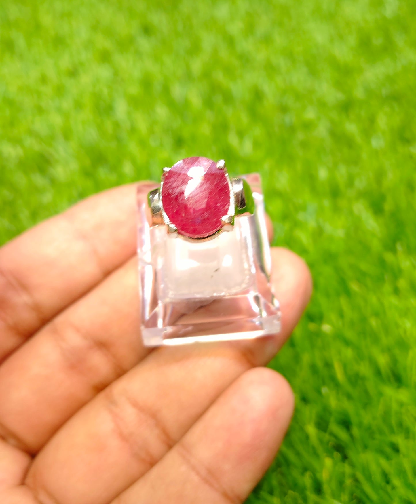 Natural Ruby Ring For Men