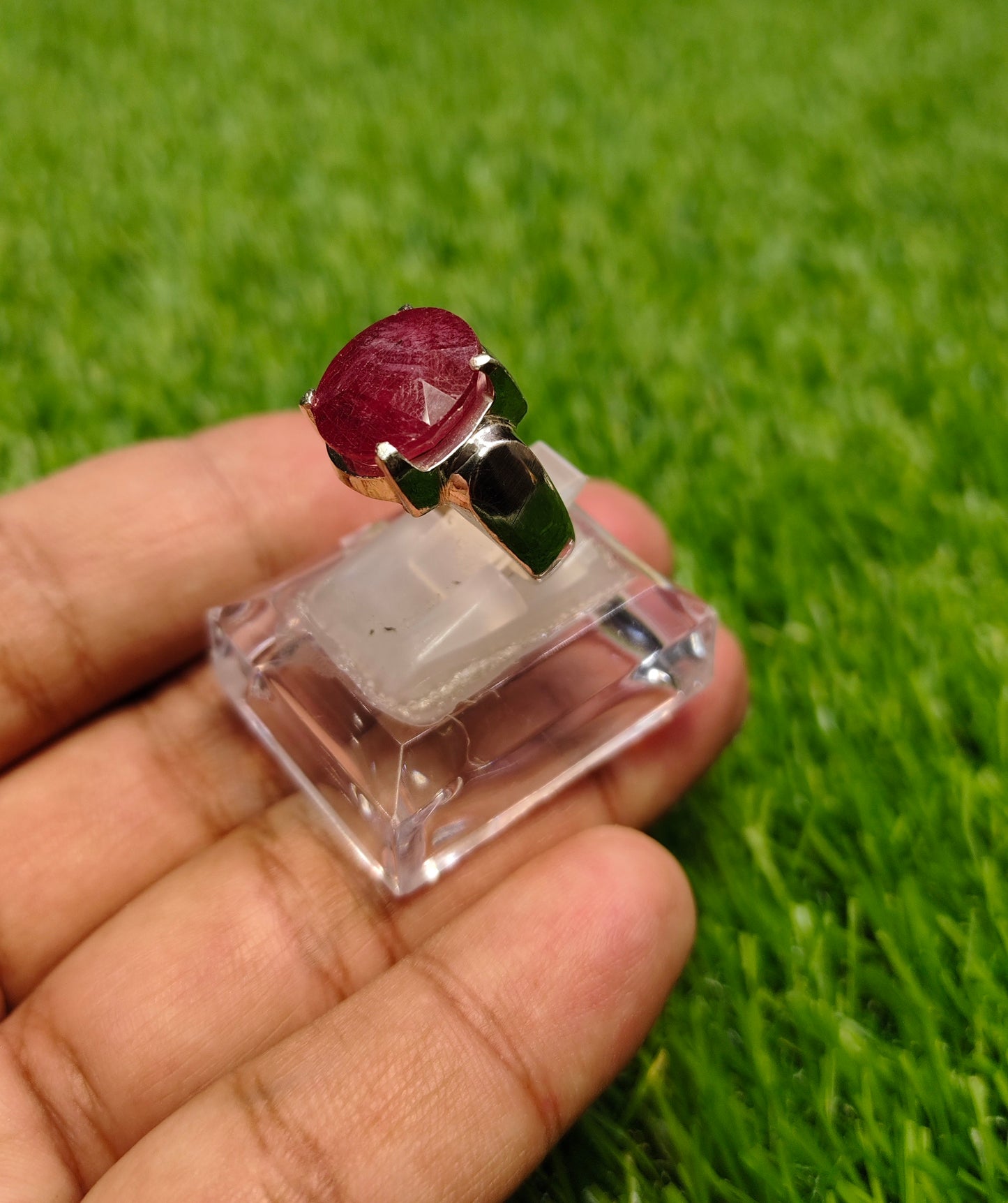 Natural Ruby Ring For Men