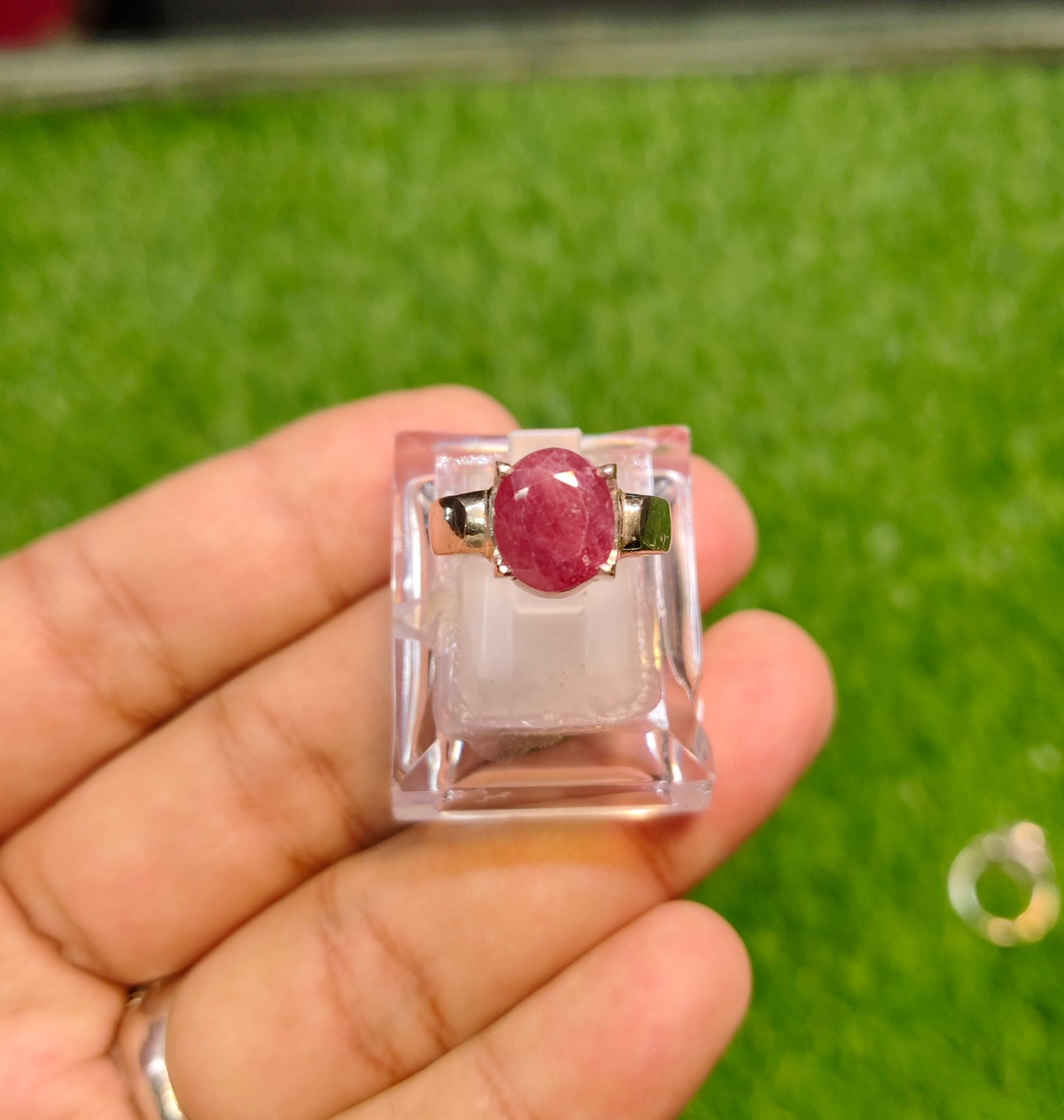 Natural Ruby Ring For Men