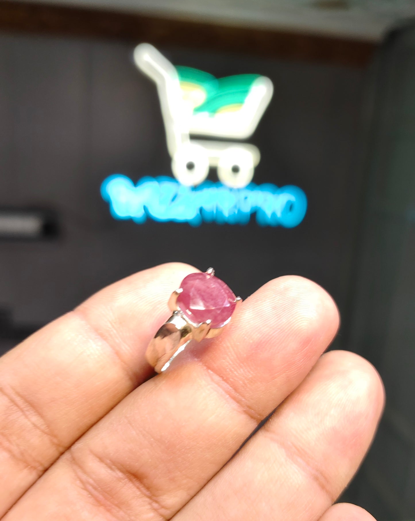 Natural Ruby Ring For Men