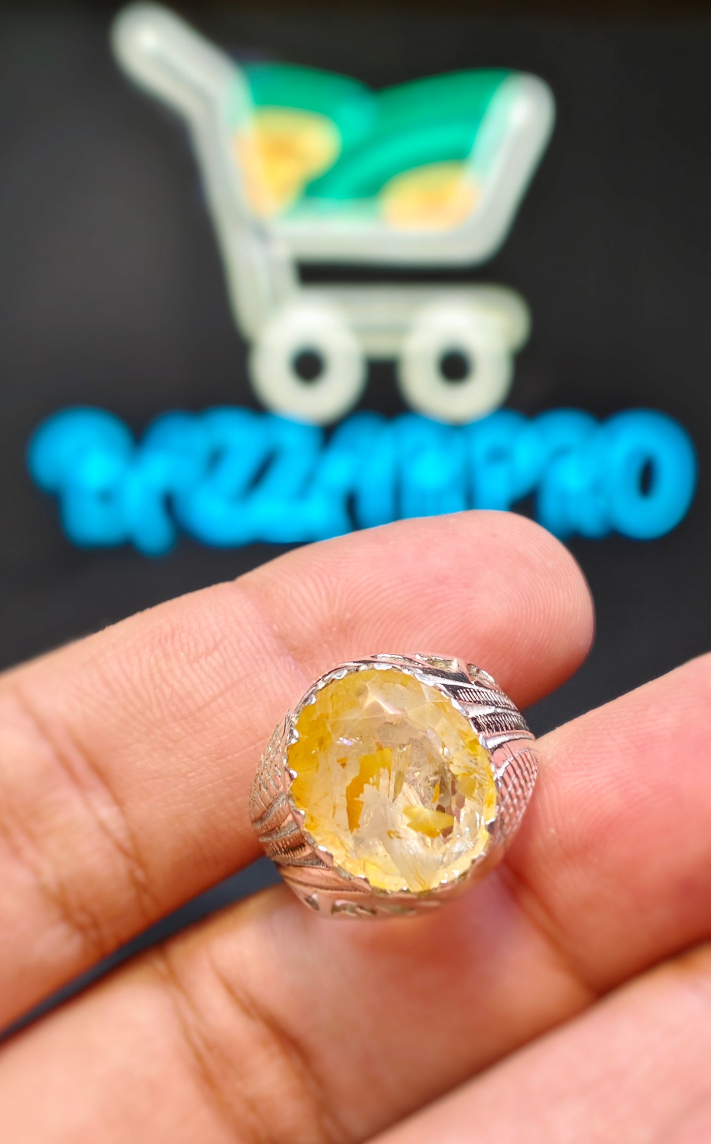 Natural Ceylon Topaz Ring