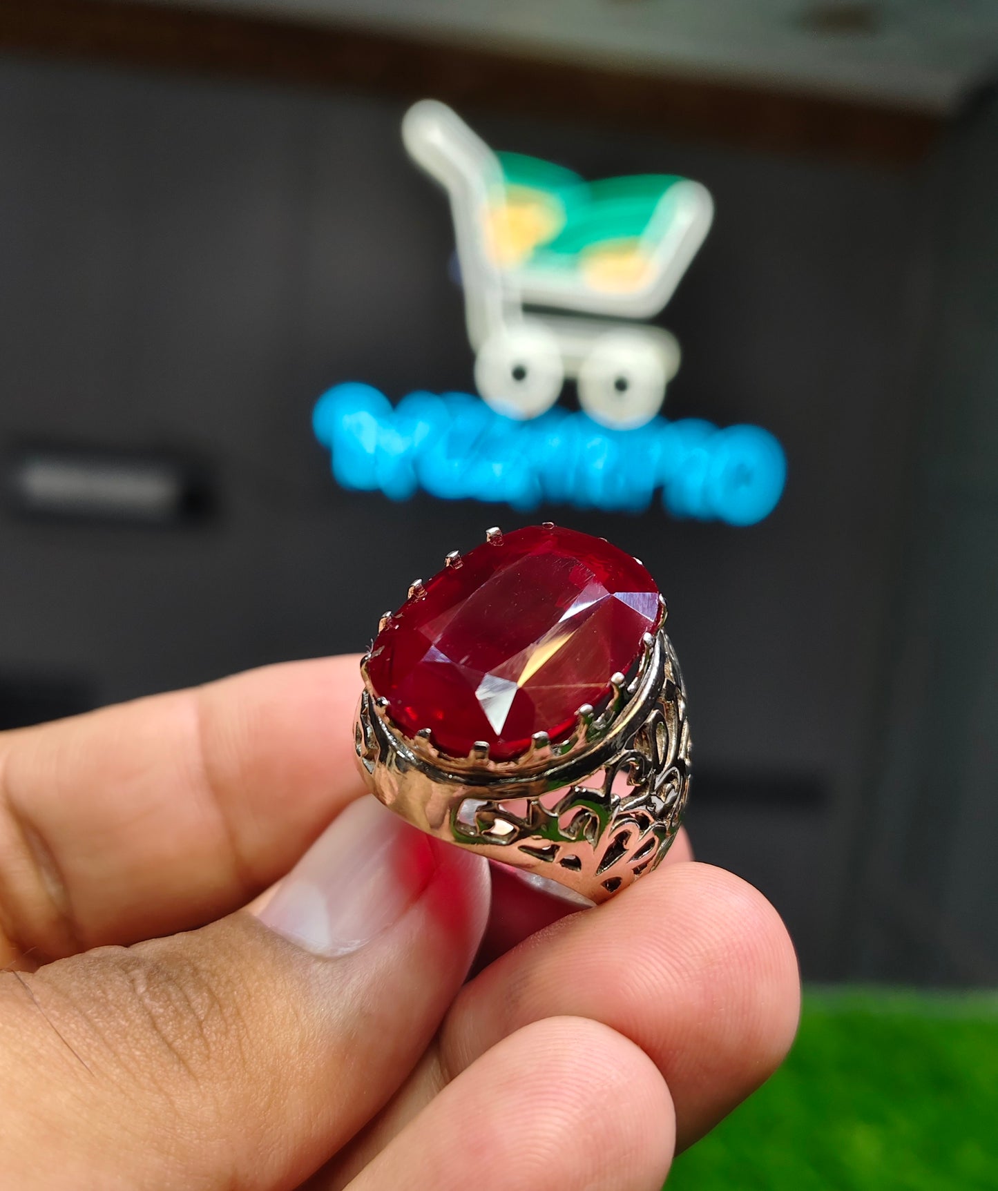 Natural Yaqoot Ring